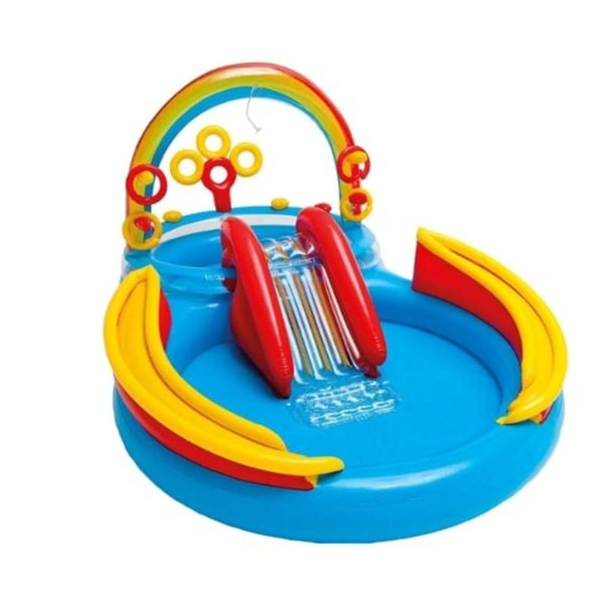 Inflatable Children's Pool with Slide