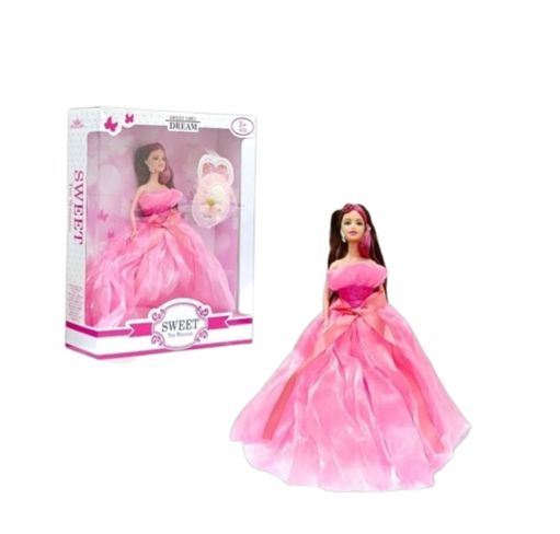 (Price for 12 pieces)  Sweet Pink Doll