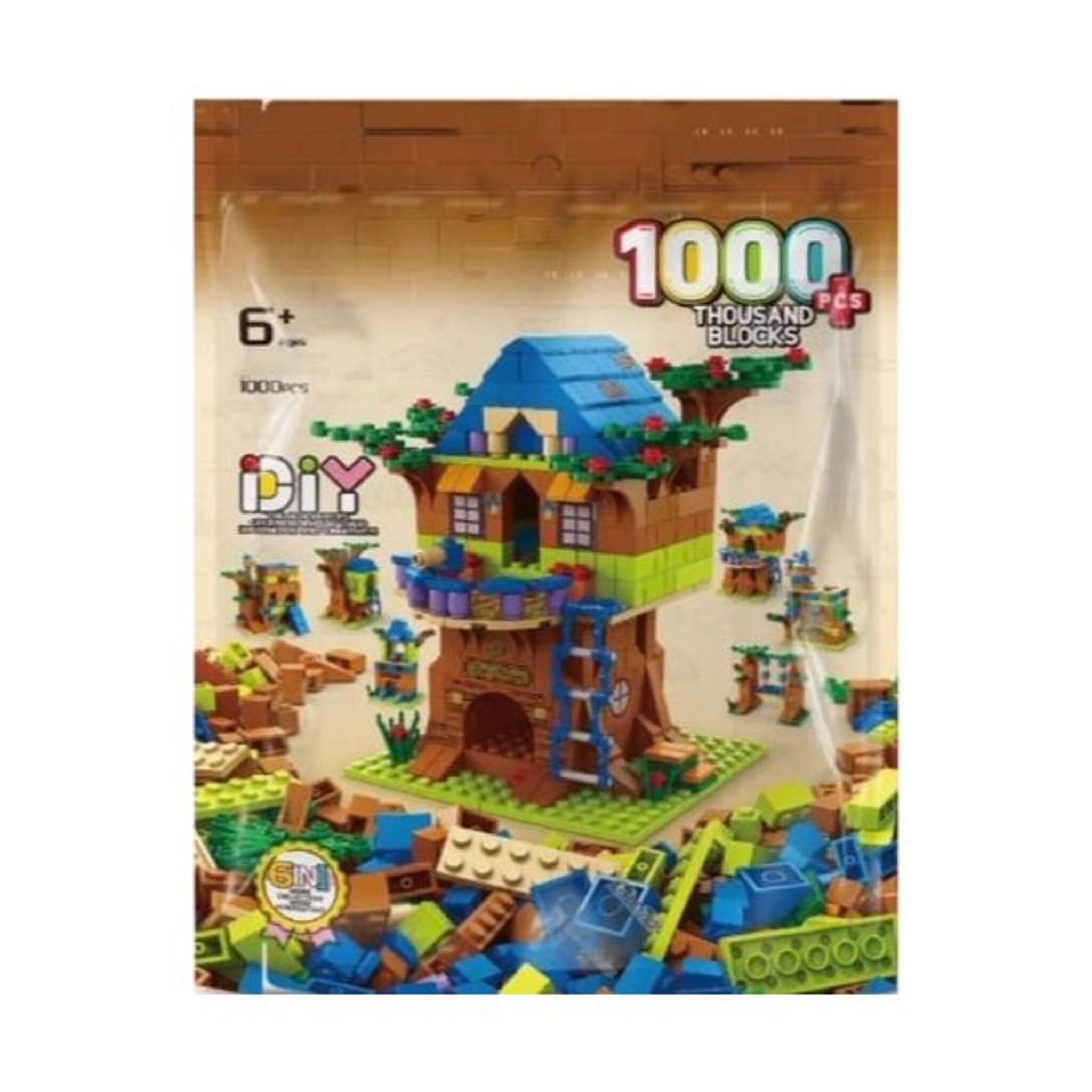 Jungle Building Blocks - 1000 Pieces