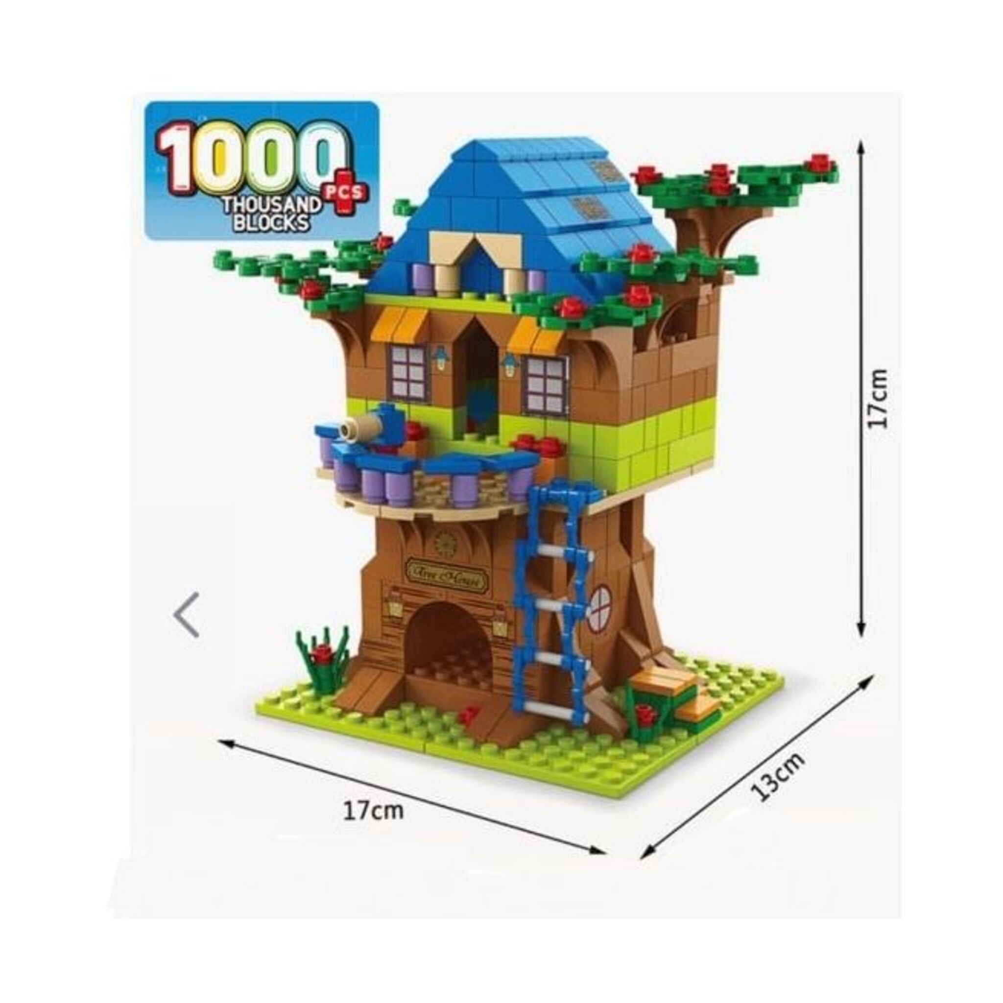 Jungle Building Blocks - 1000 Pieces