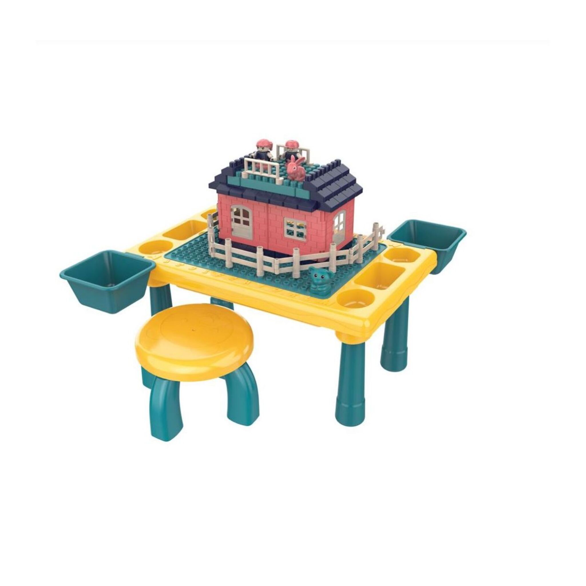 Multi-Functional Building Blocks Table and Chair