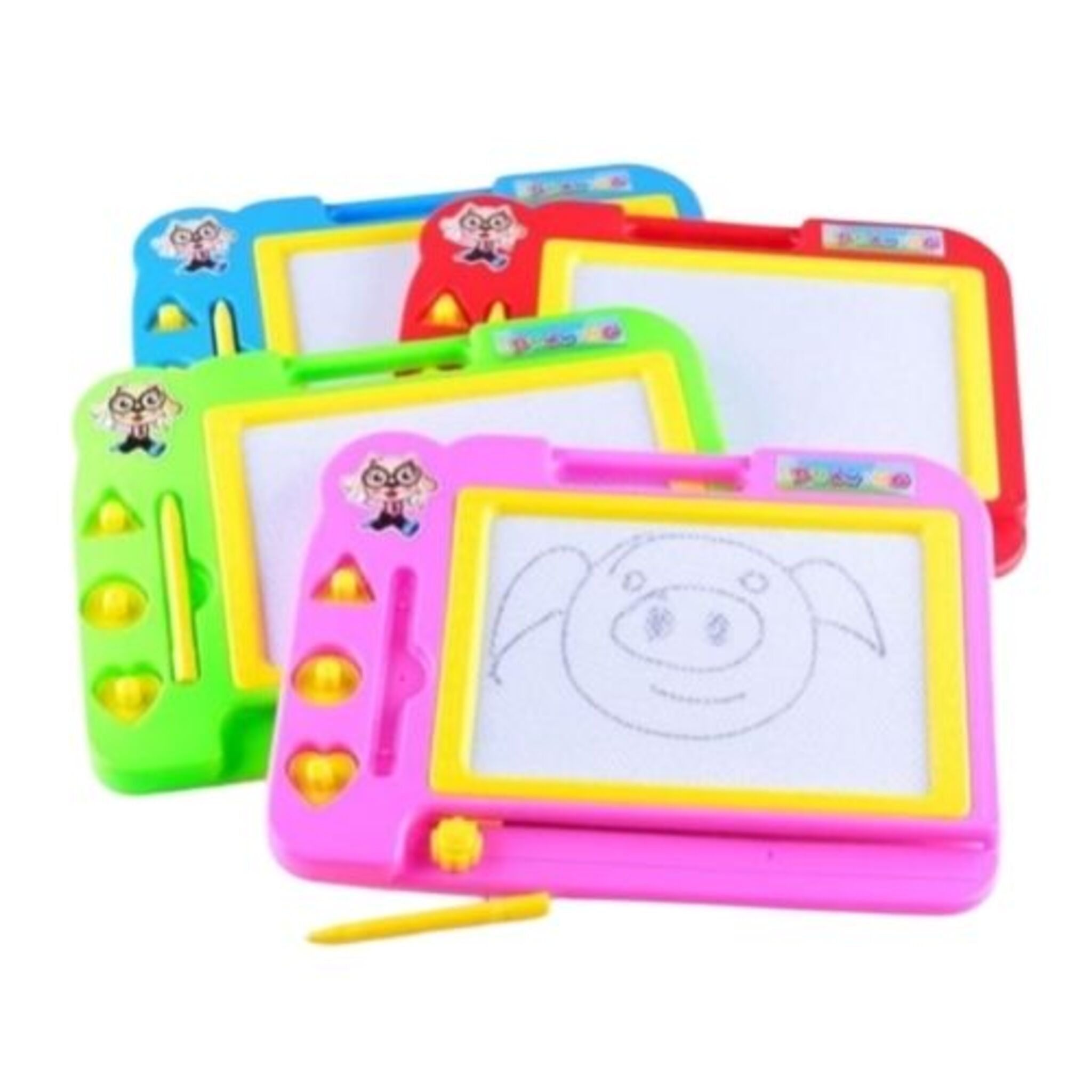 (Price for 12 pieces) Erasable Magnetic Drawing Board   