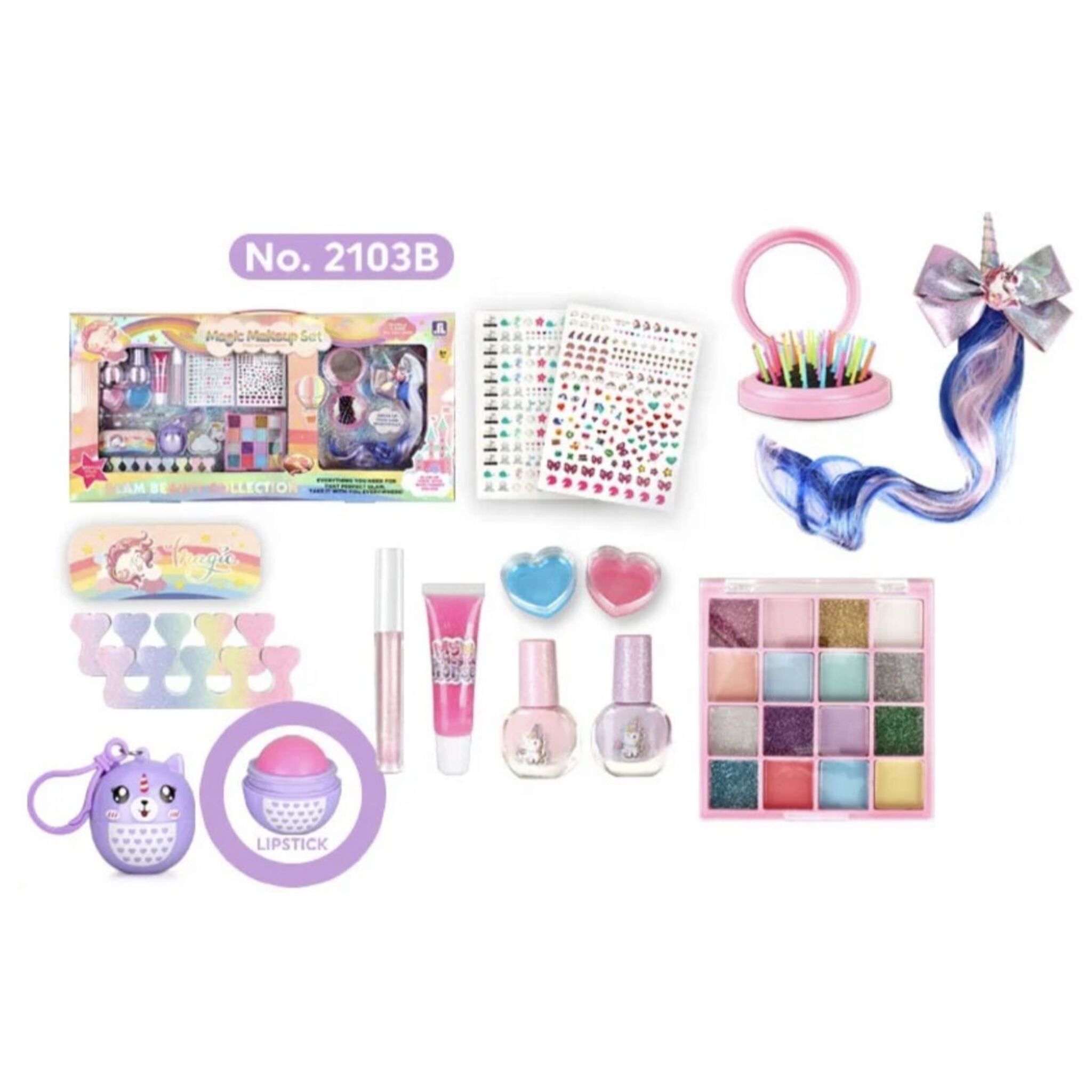 Children's Makeup Set - Unicorn (14 pieces)