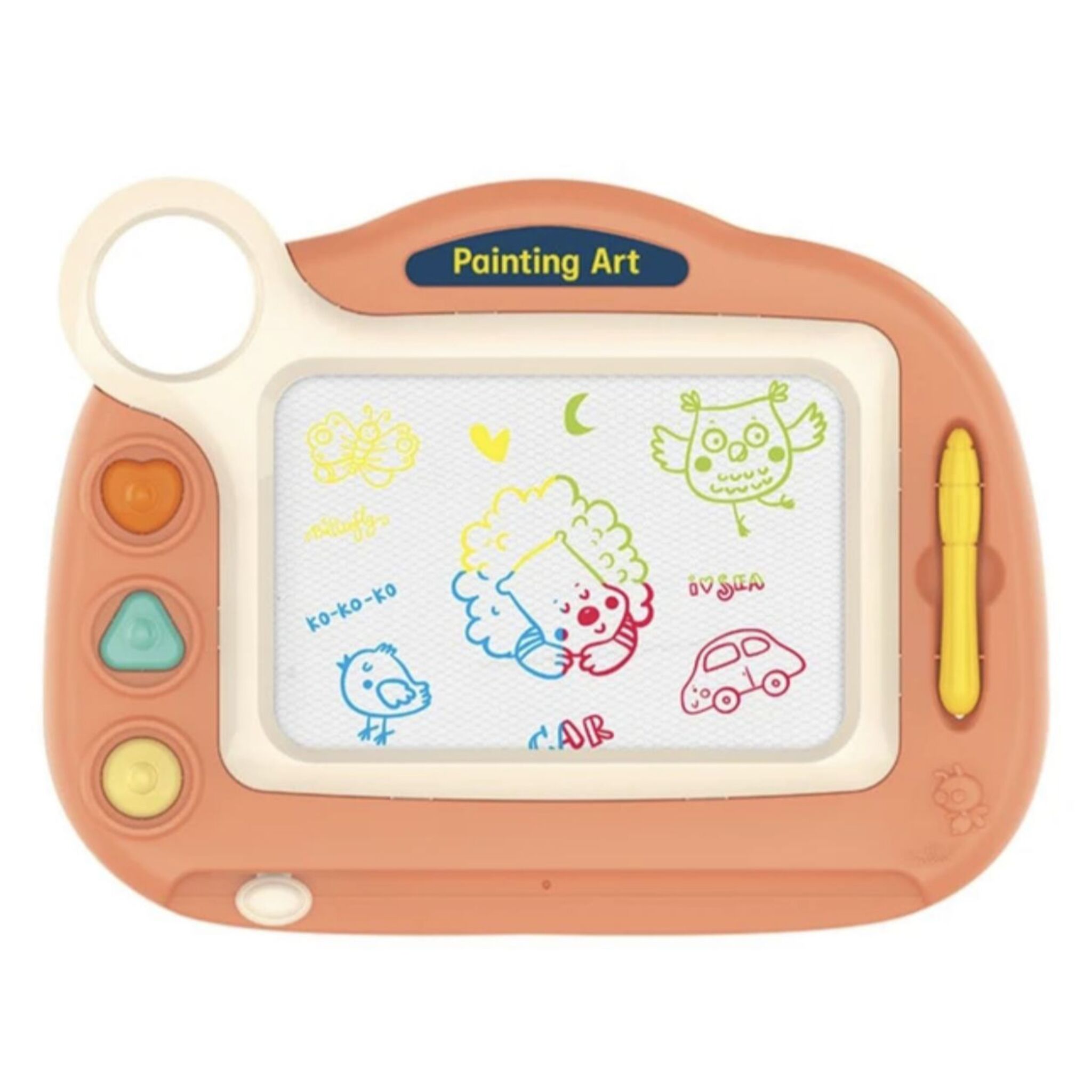 Magic Drawing and Writing Magnetic Board with Pen and Shapes