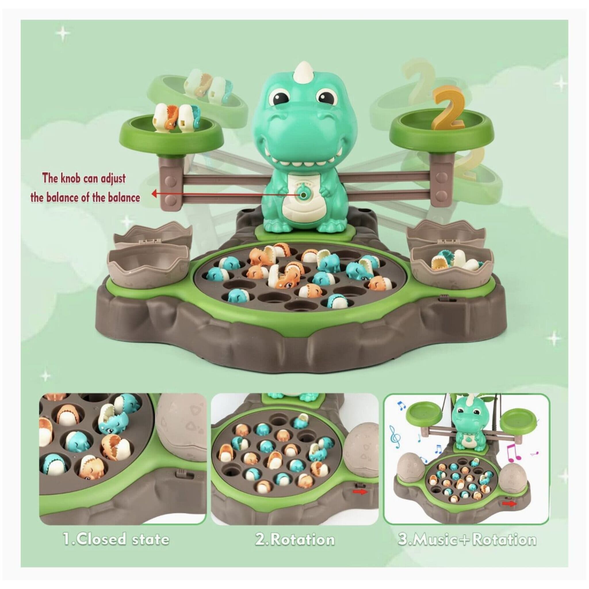 Dinosaur Educational Math and Fishing Challange