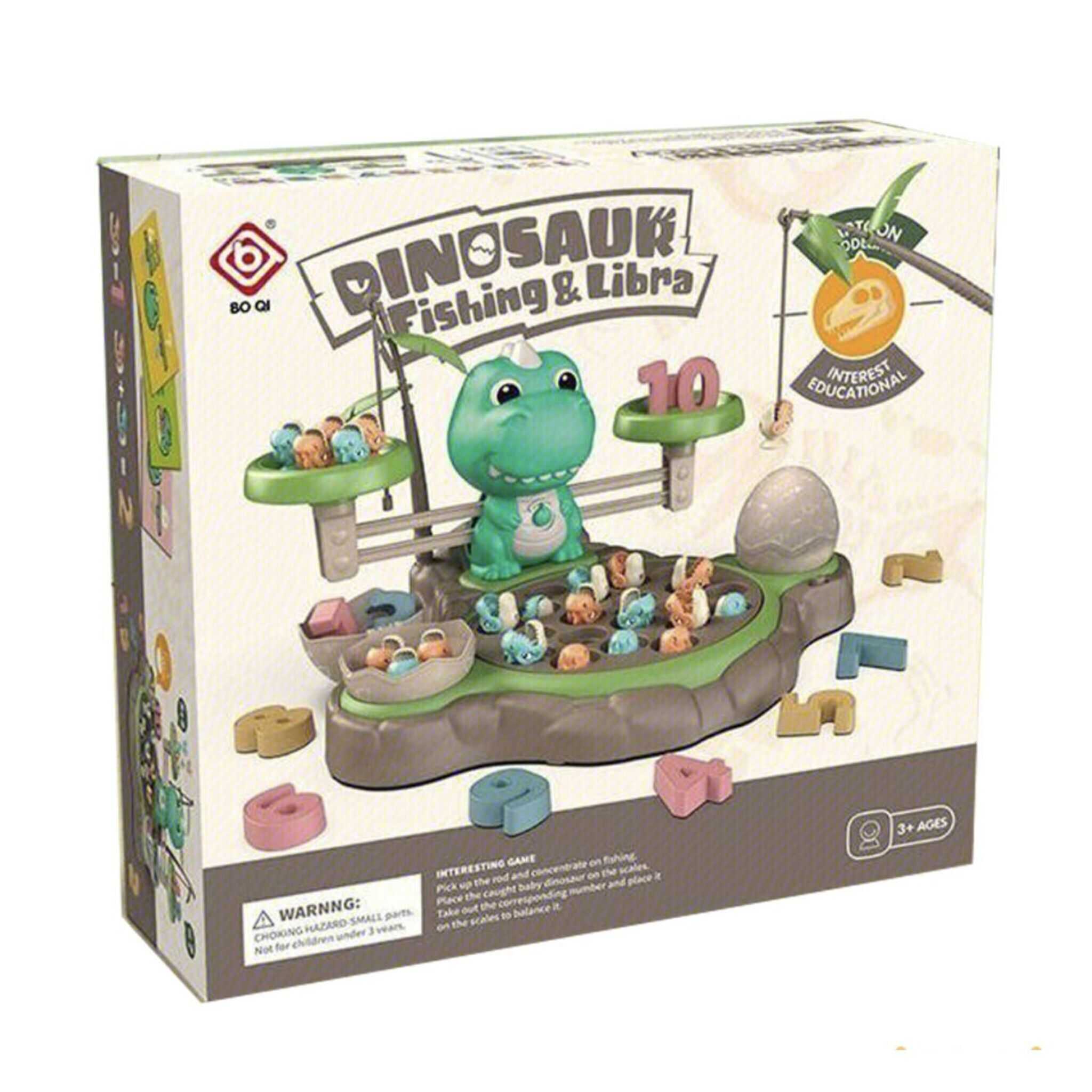 Dinosaur Educational Math and Fishing Challange