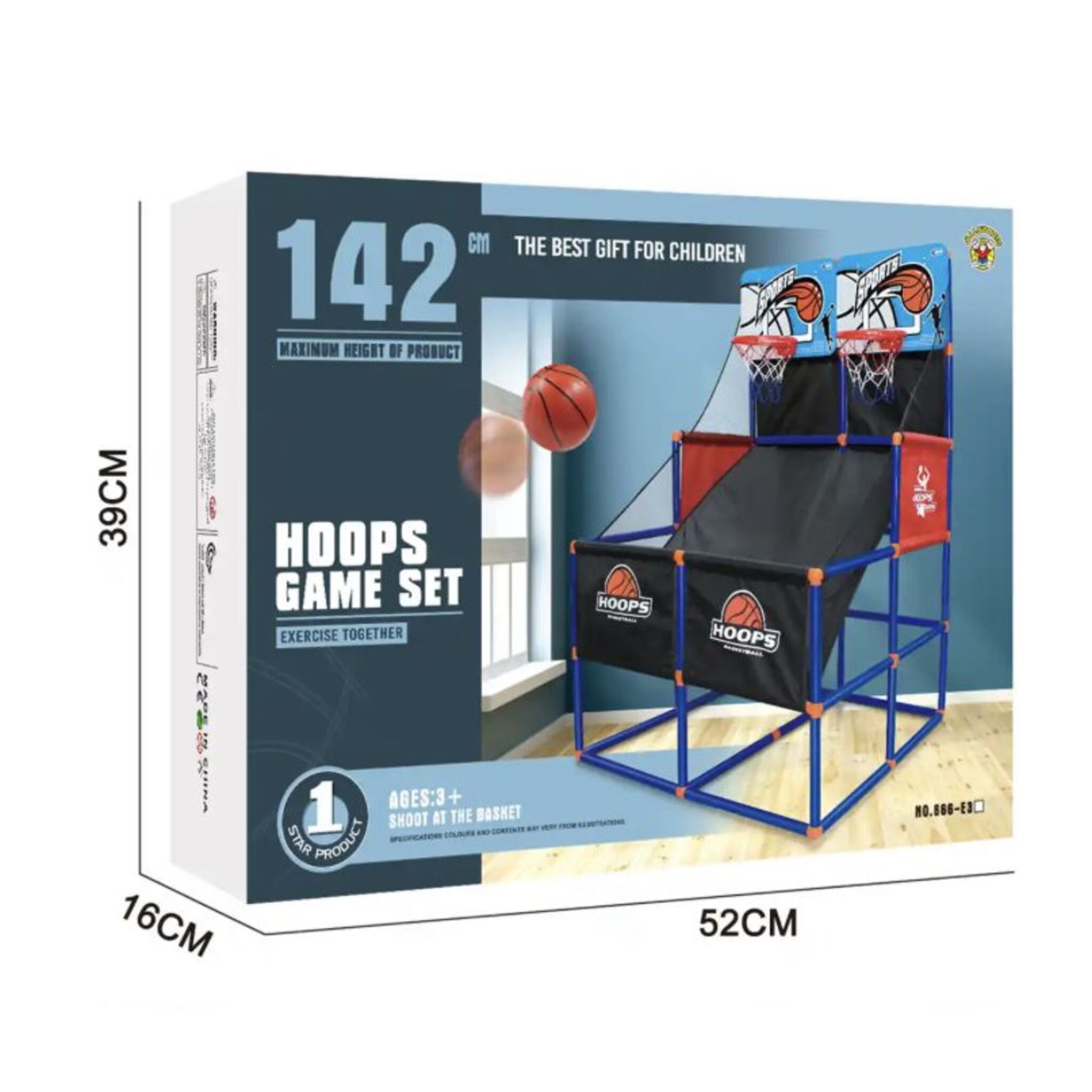 Big Double Basketball Hoop 