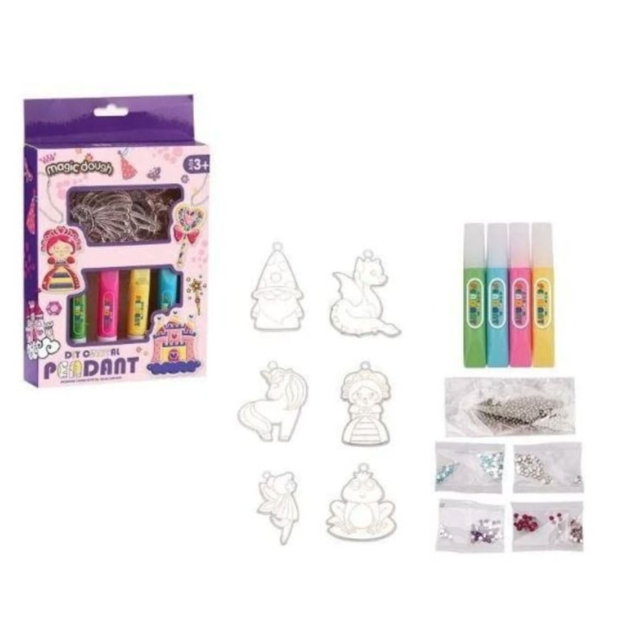 Princess Pendant Making Set (15 Pieces)