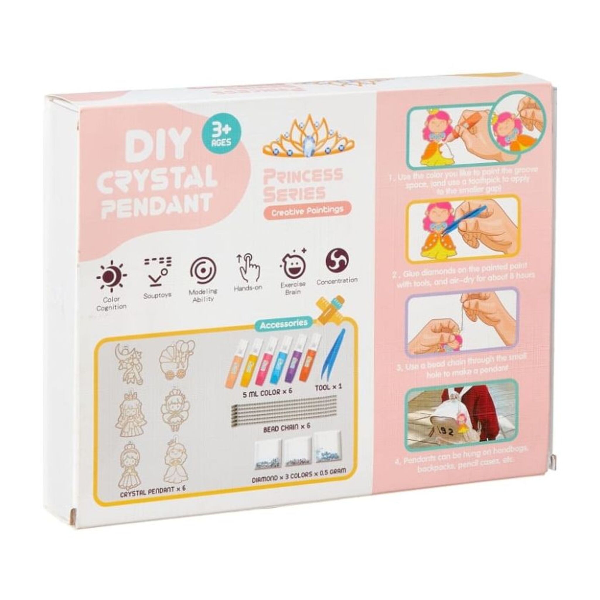 Princess Pendant Making Set (22 pieces)