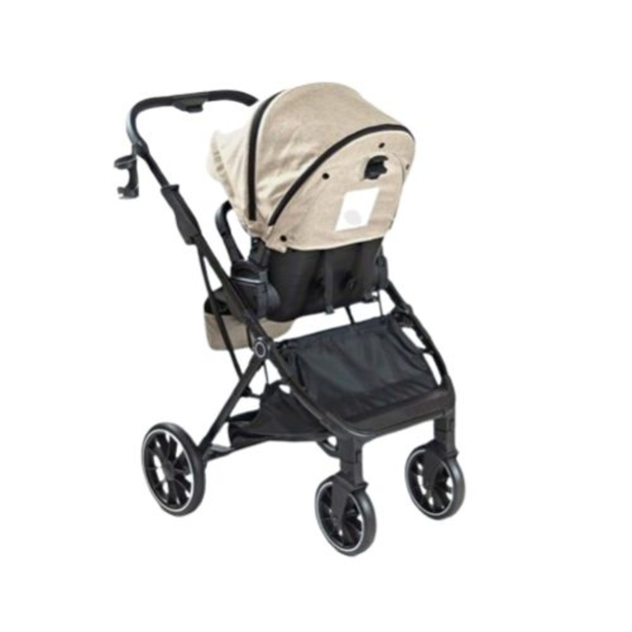 Foldable Baby Stroller (Beige)
