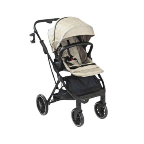 Foldable Baby Stroller (Beige)