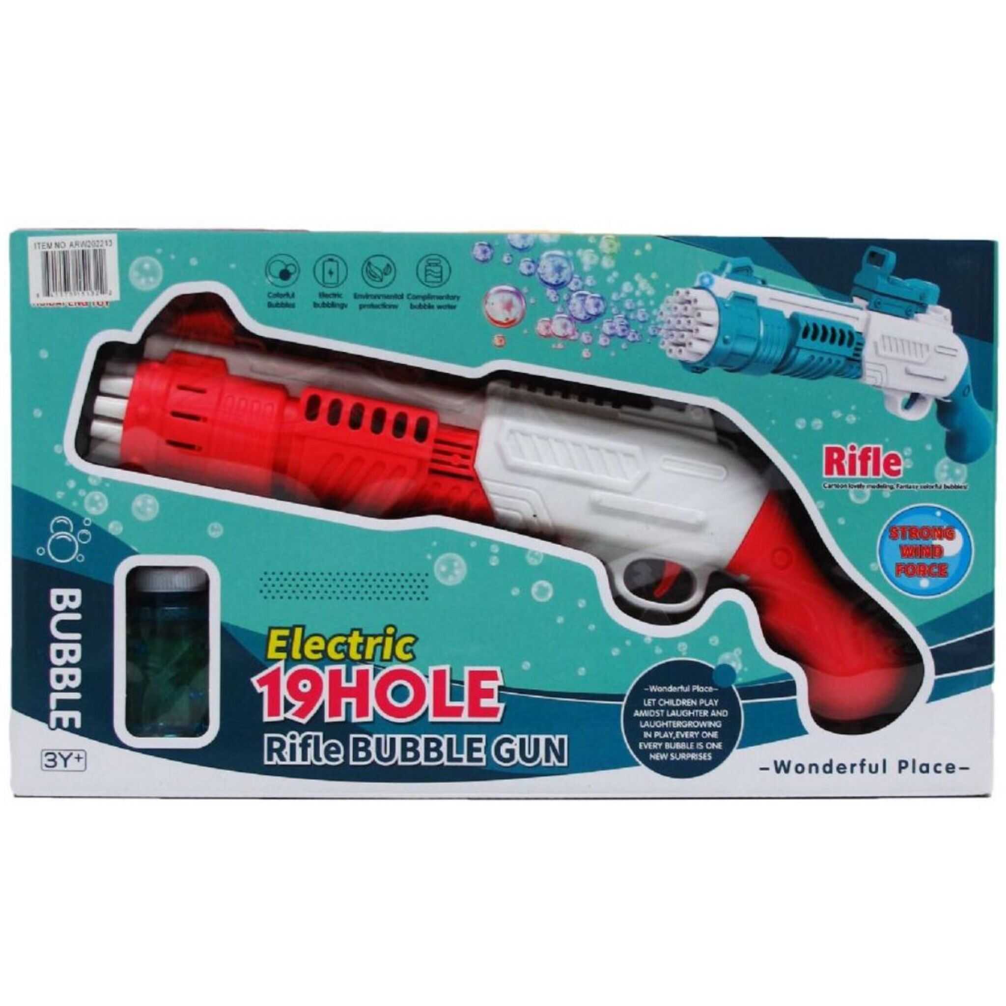 19 Hole Electric Bubble Gun (pink)