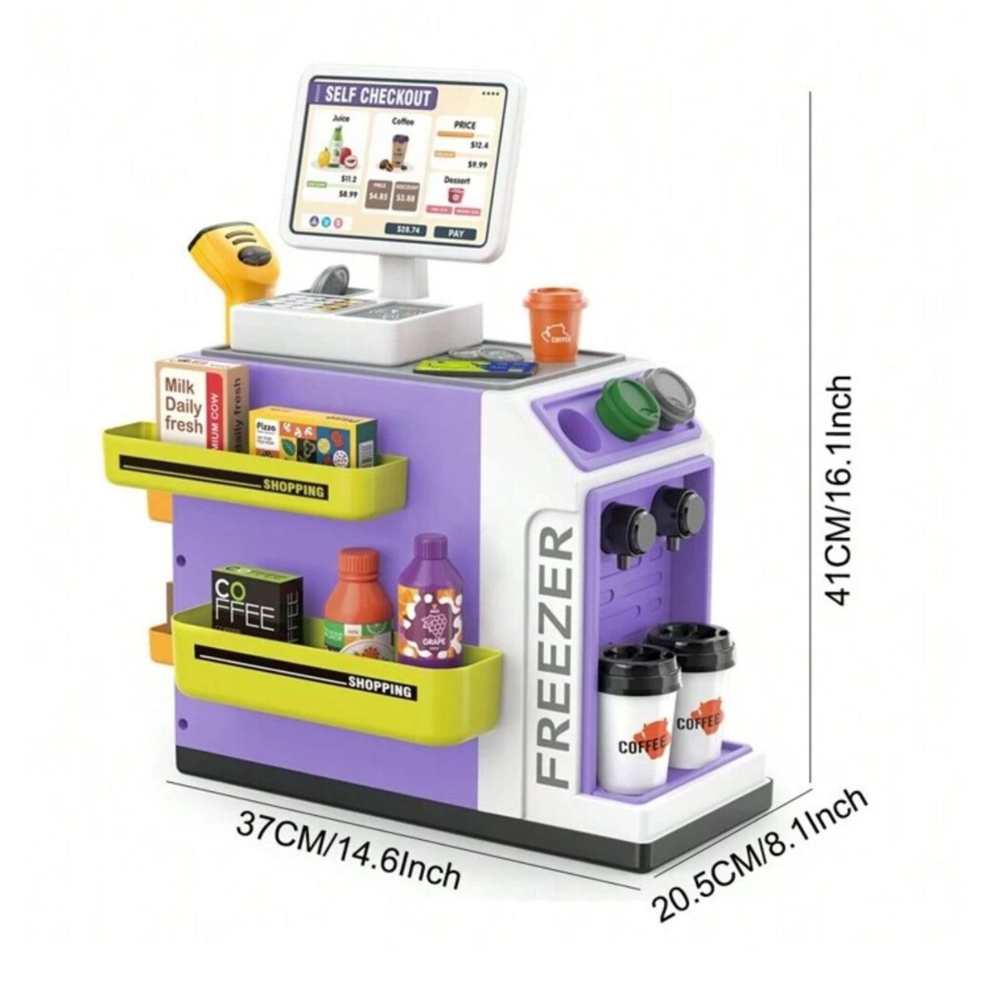 Supermarket Playset (46 Pieces)