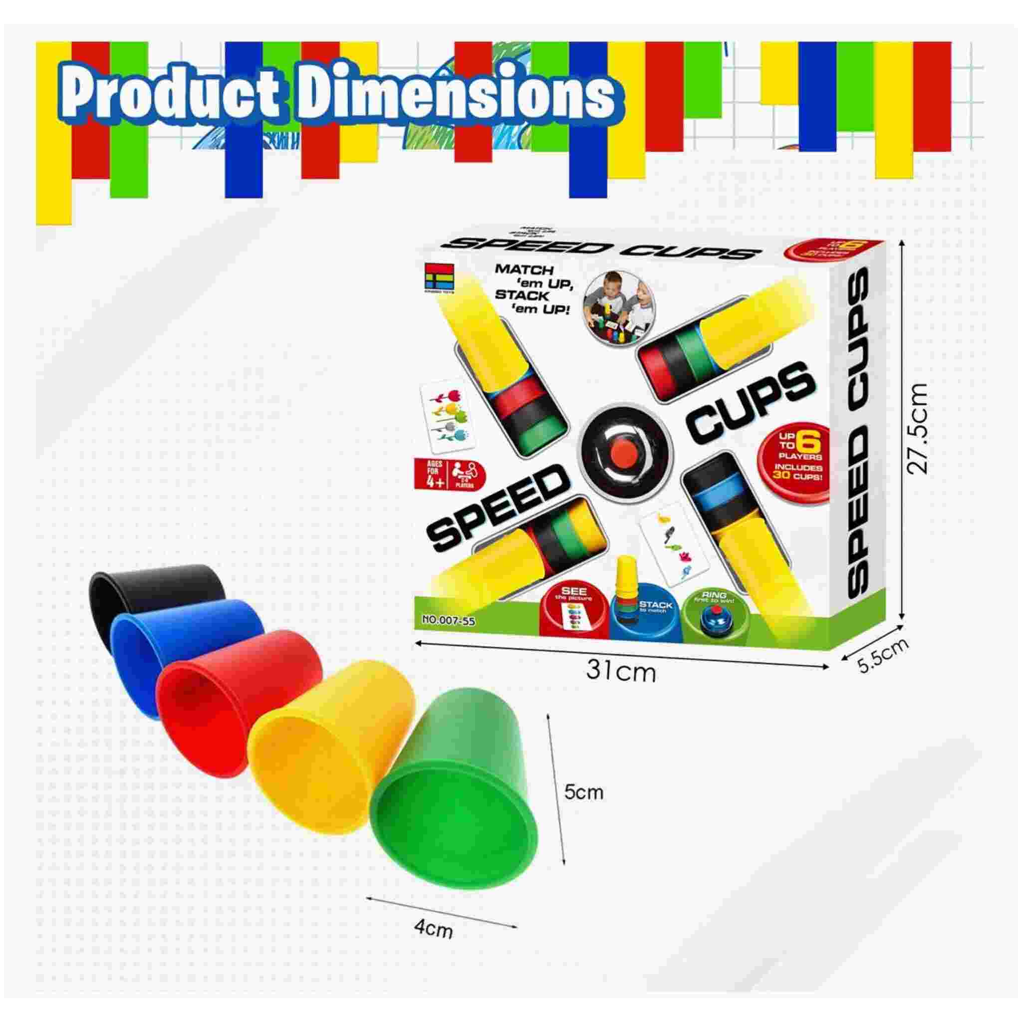 Quick Cup Stacking Game