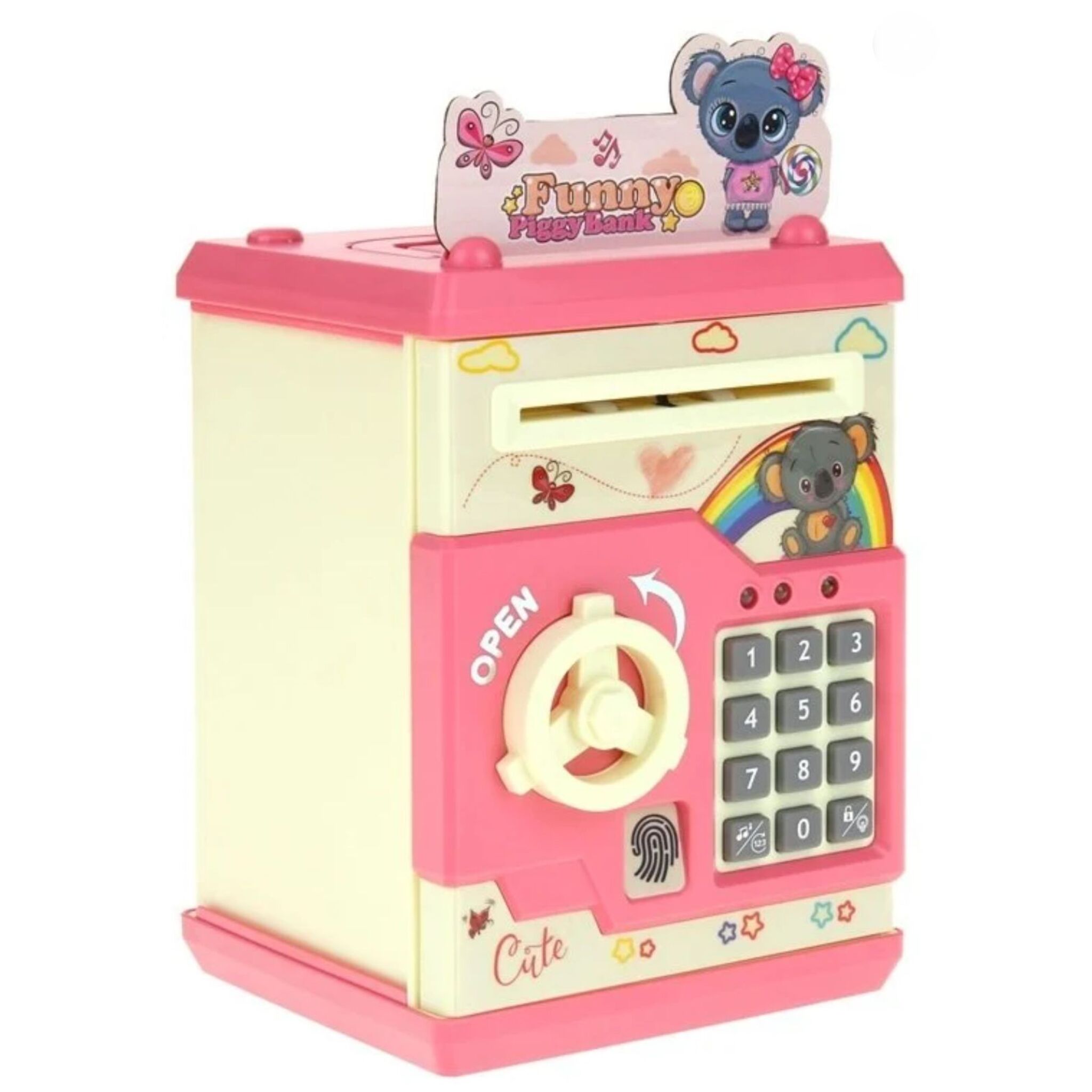 Multifunctional Money Safe (Pink)