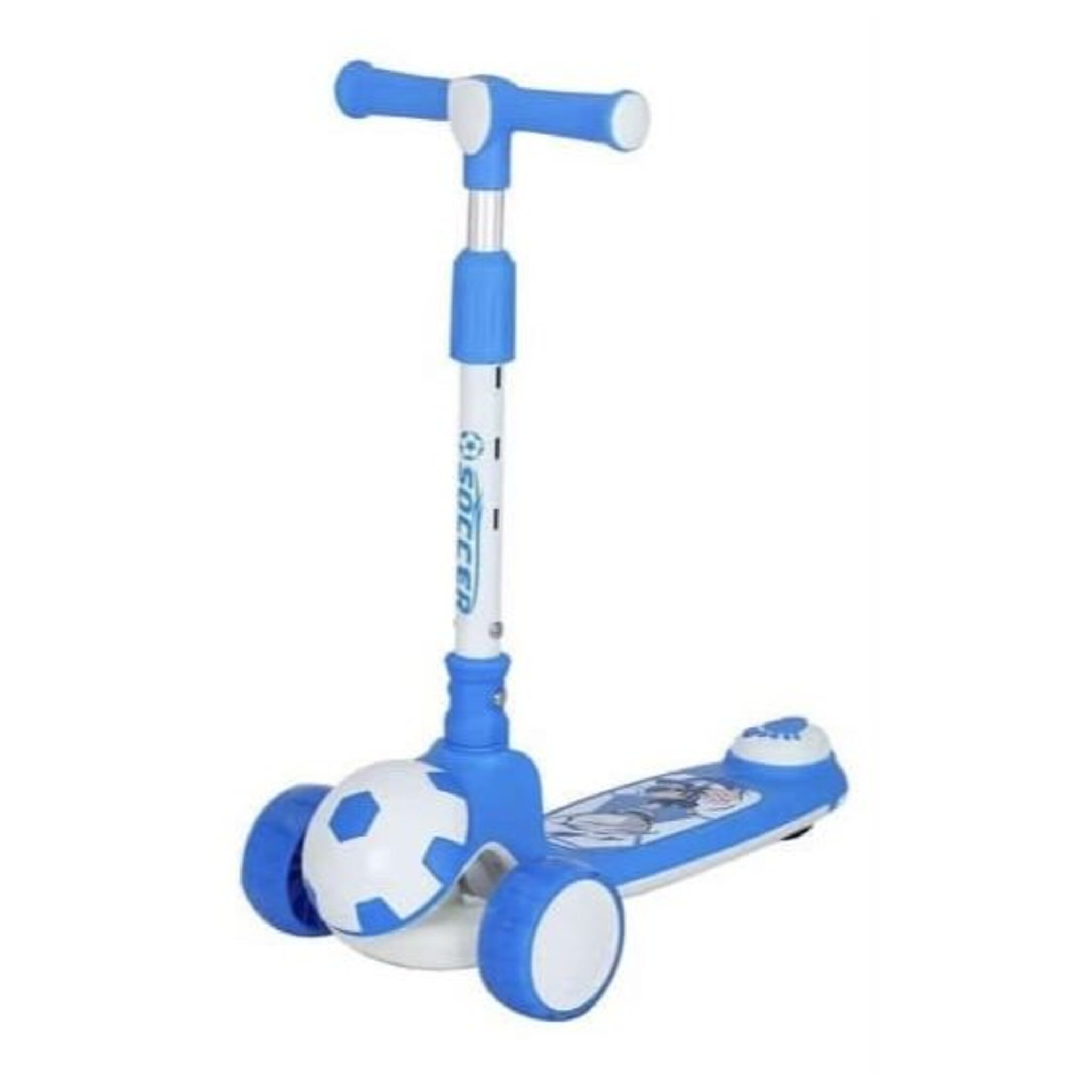 Three-Wheel Ball design Scooter (Blue)