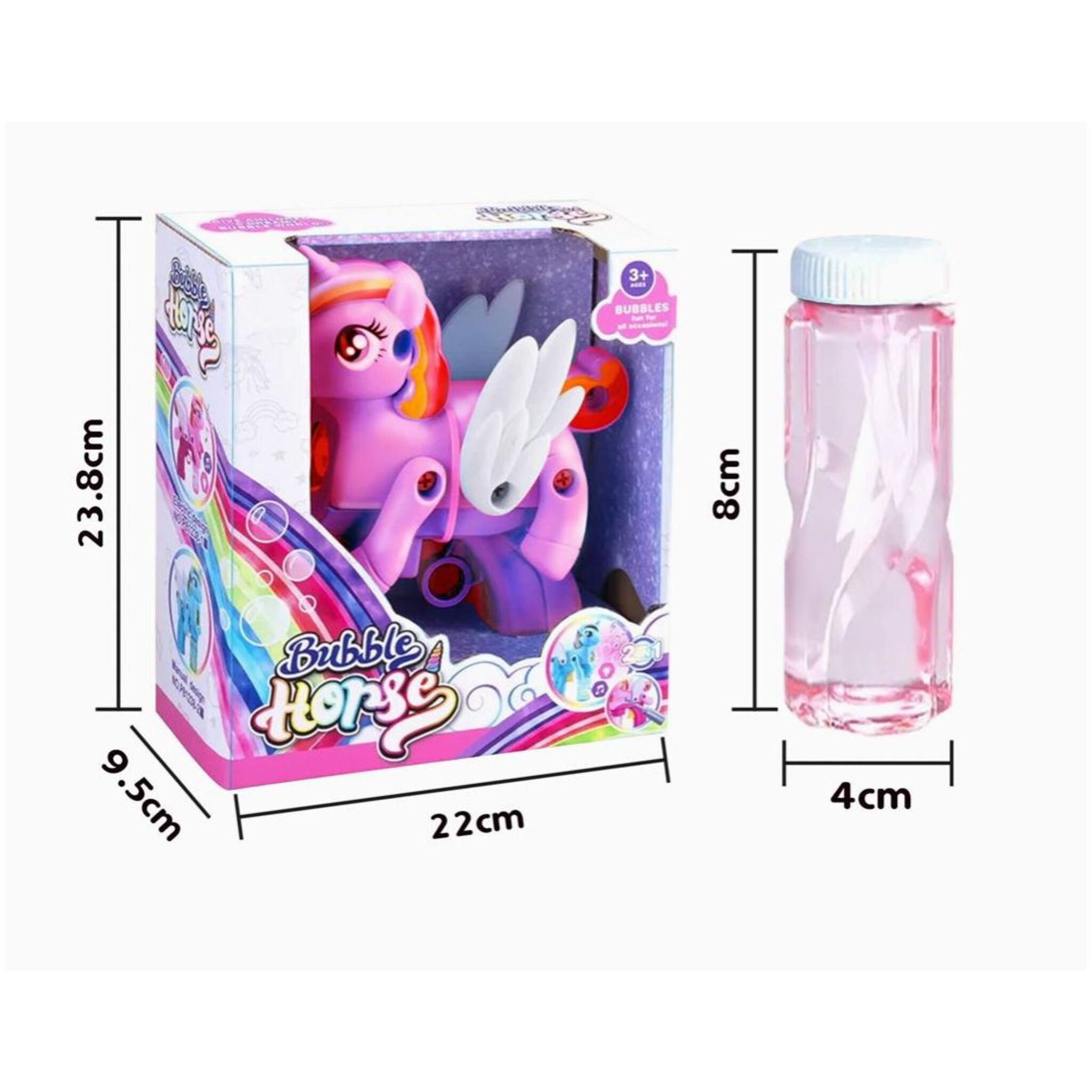 Unicorn Bubble Gun (Pink)