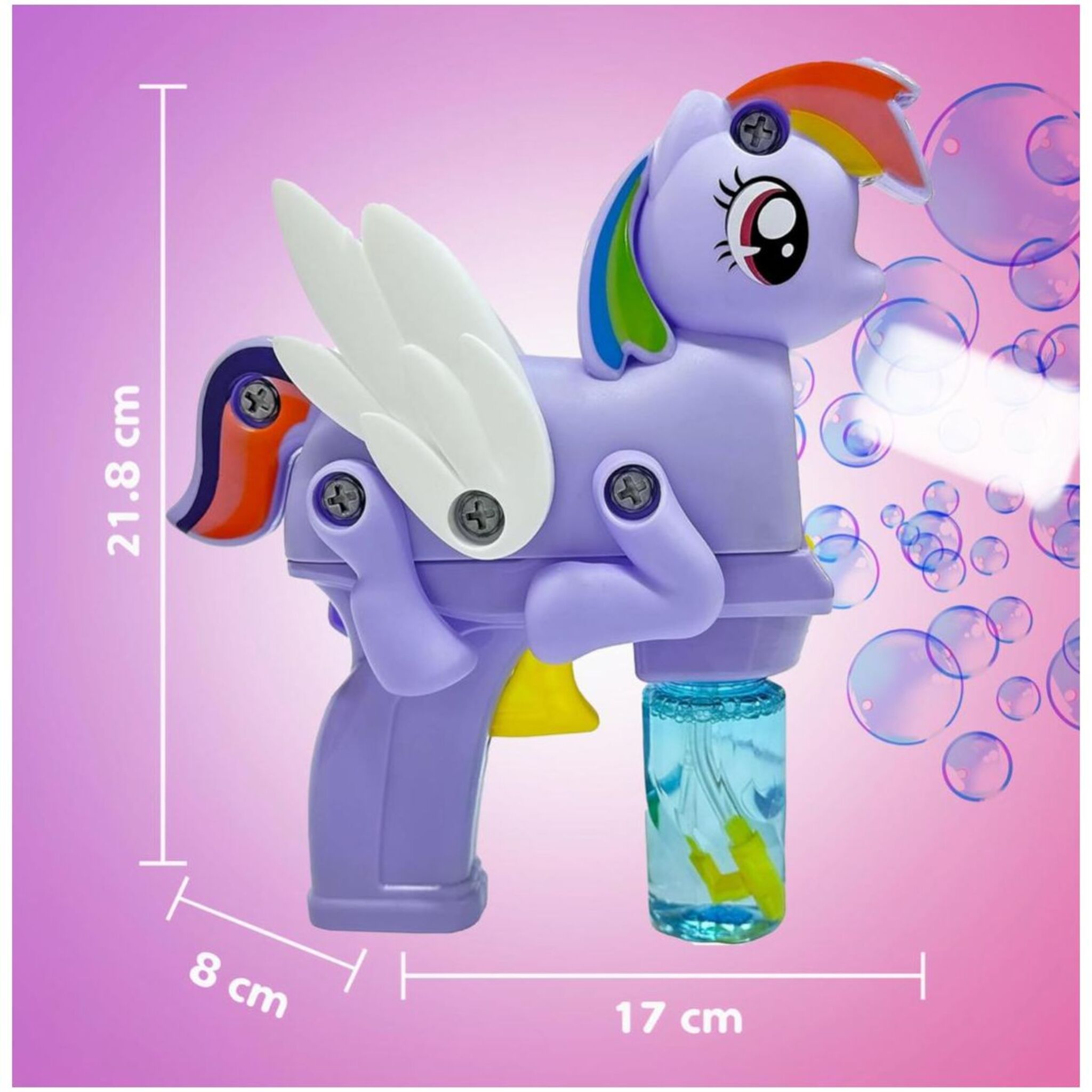 Unicorn Bubble Gun (purple)