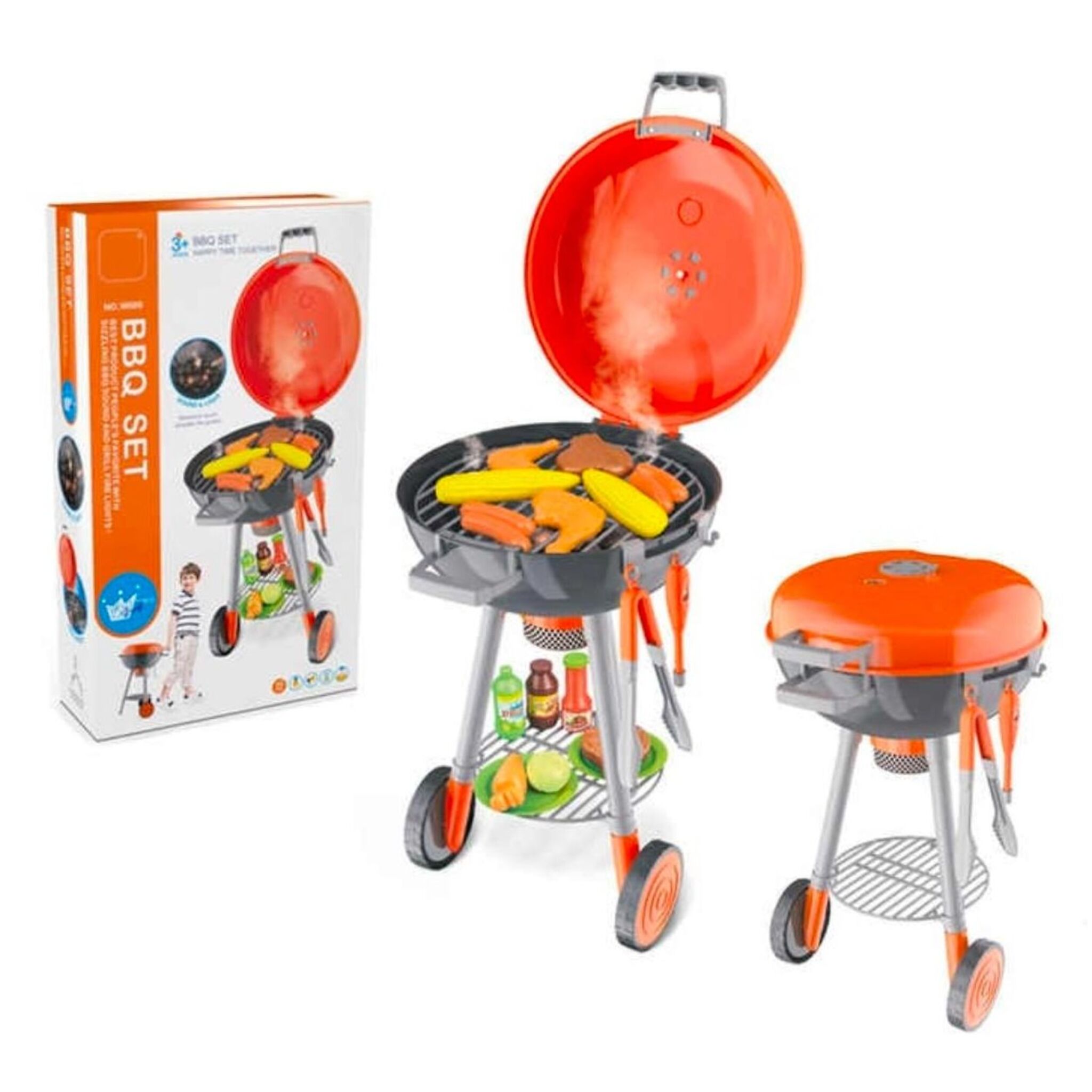 BBQ Chef Cooking Grill with sounds and steam (35 pieces)