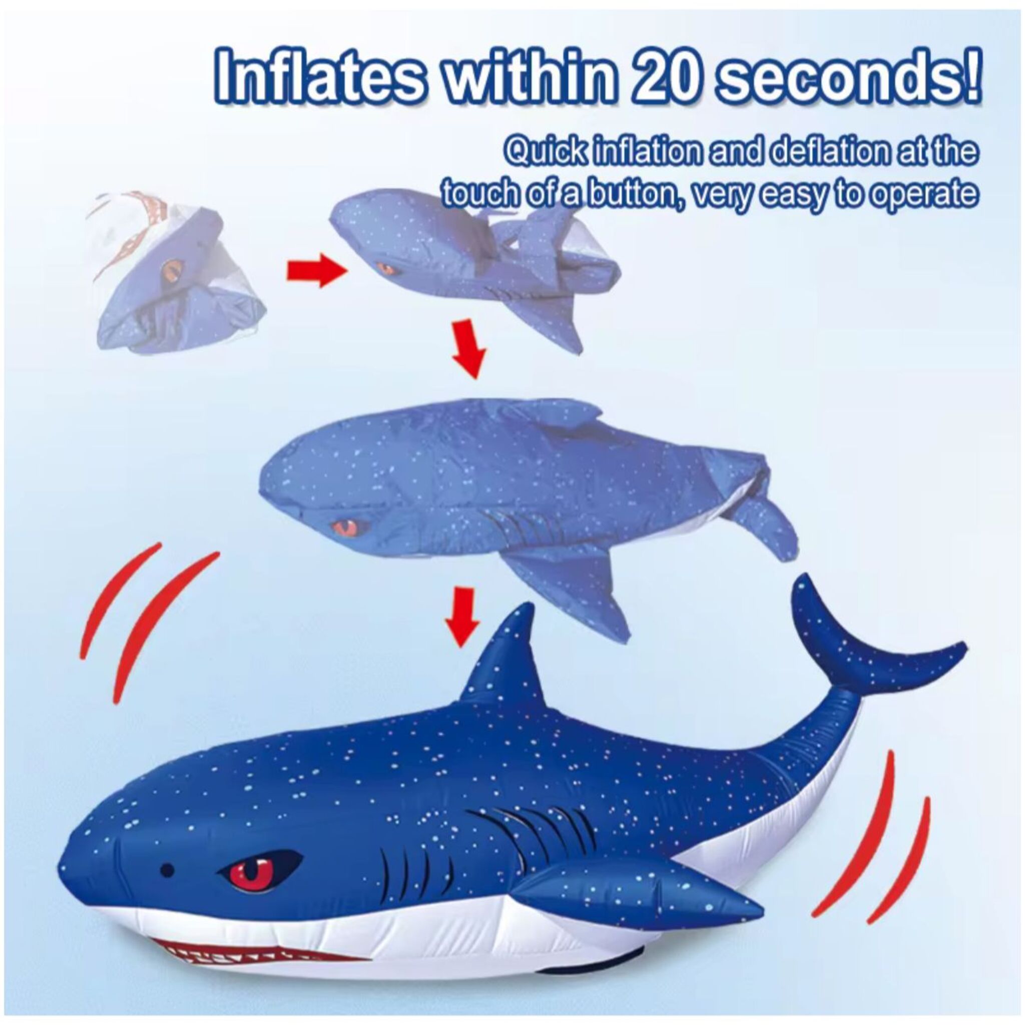 Remote Controlled Inflatable Shark