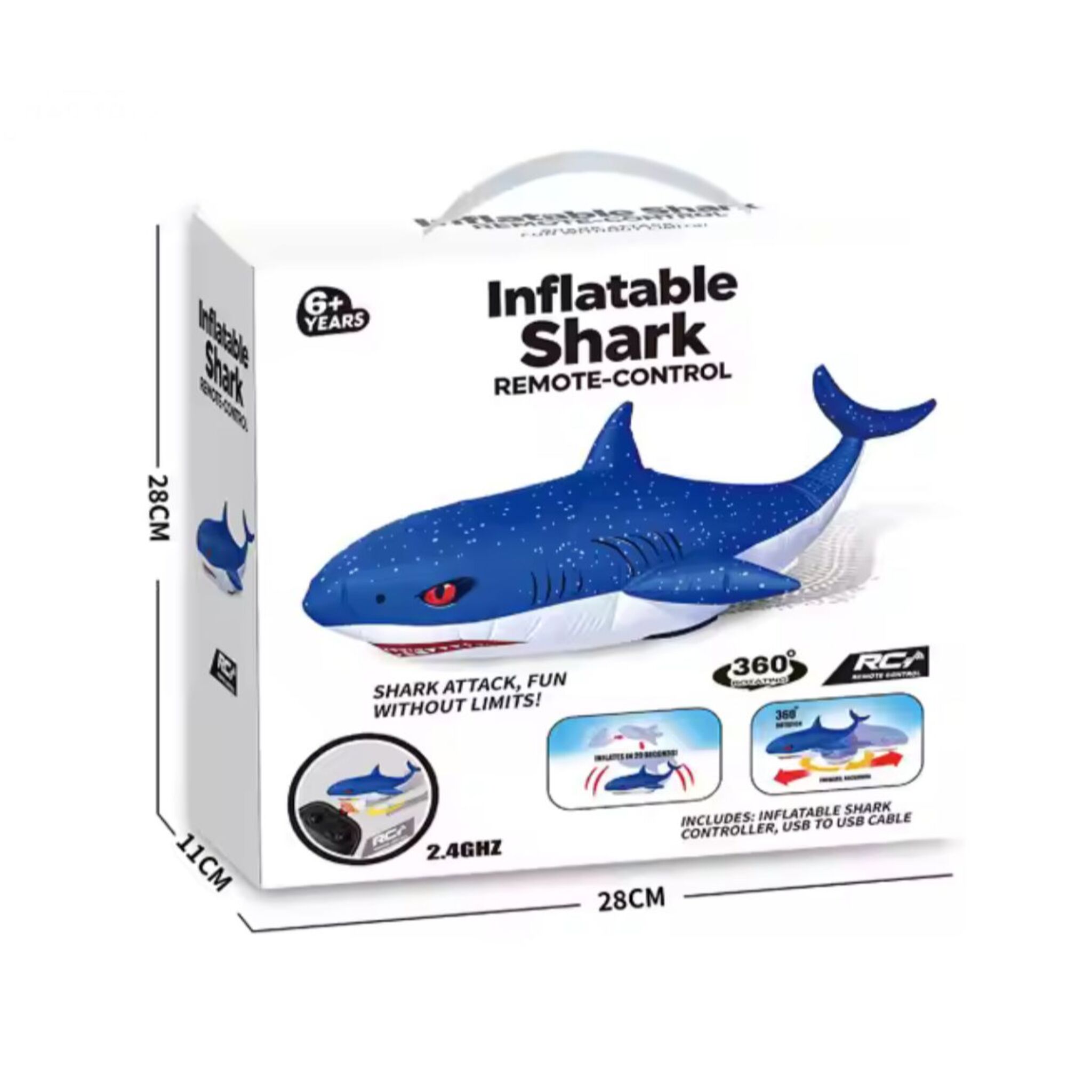 Remote Controlled Inflatable Shark