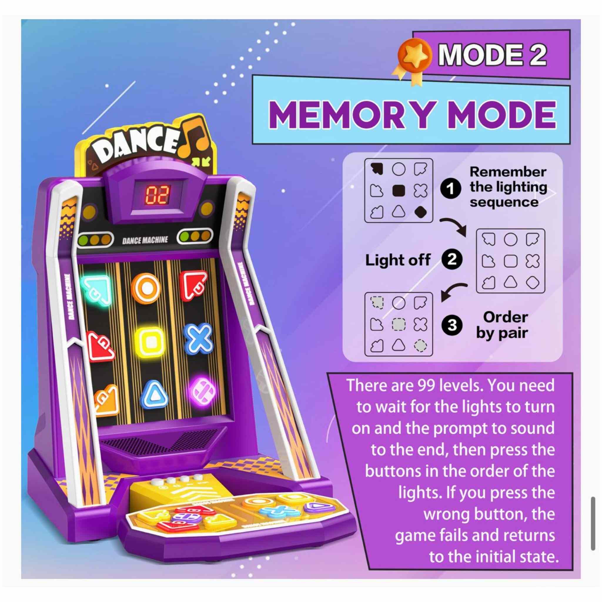 Dance Arcade Machine with Music