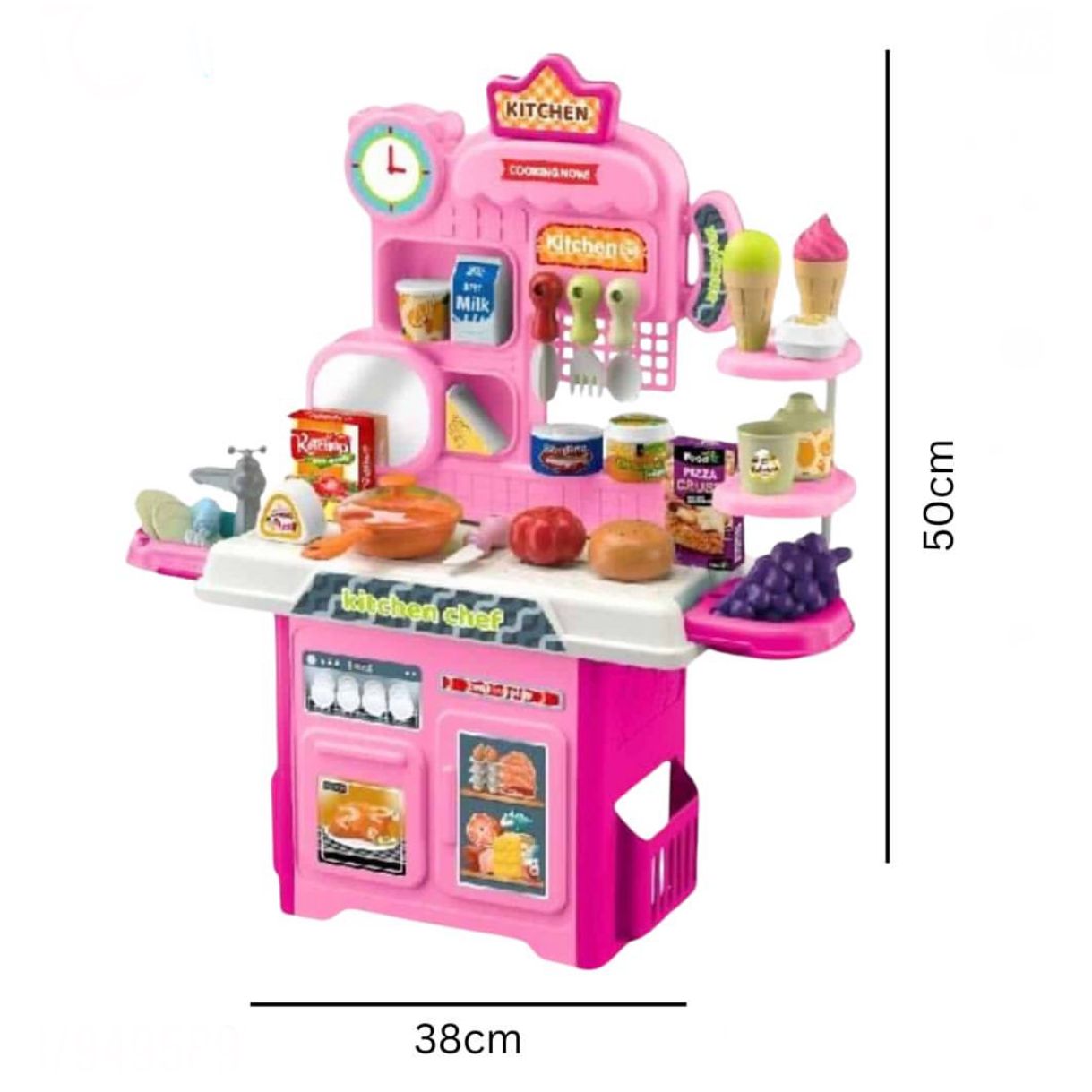 Home Chef Kitchen Playset - pink (53 Pieces)