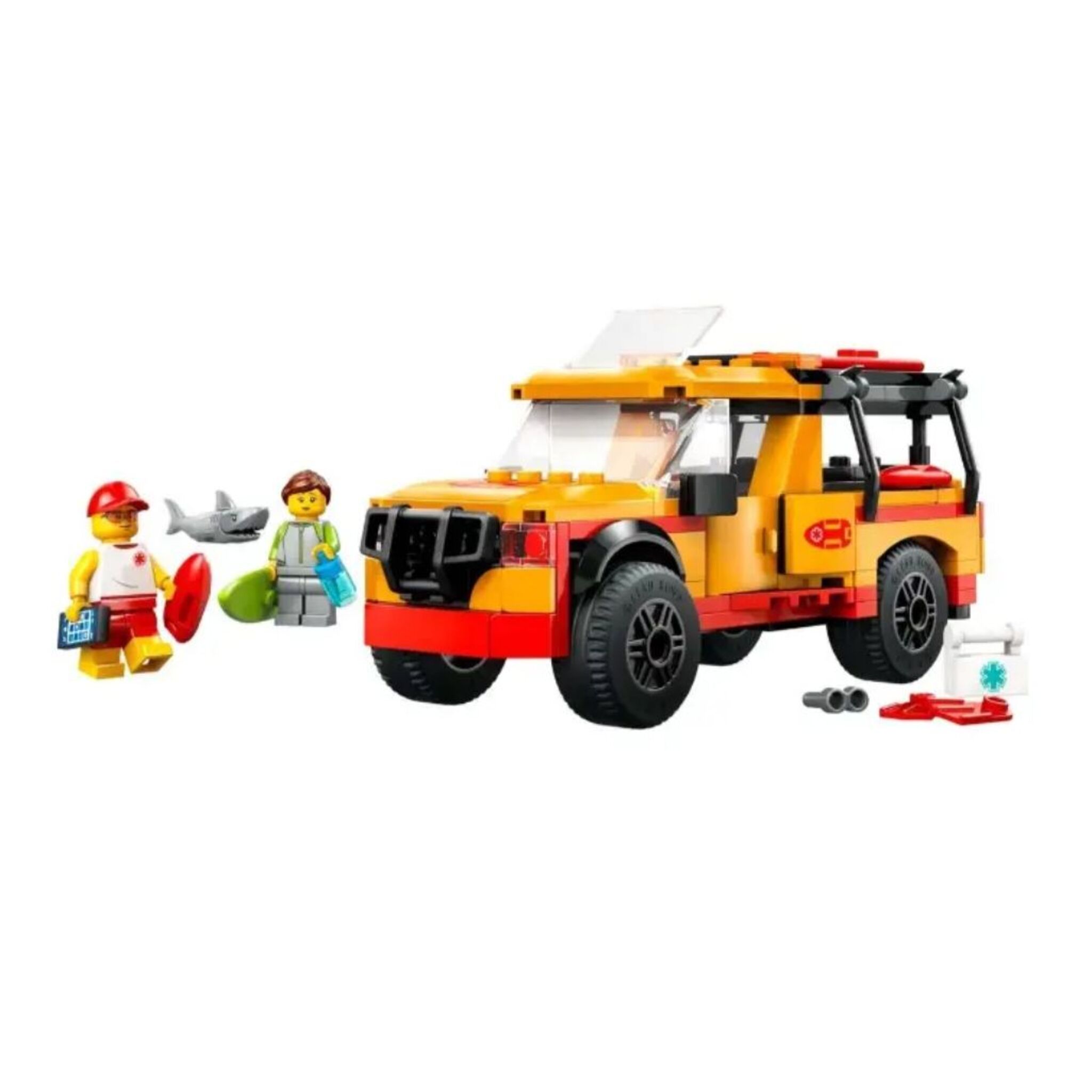 LEGO City Lifeguard Beach Rescue Truck Playset (214pieces)