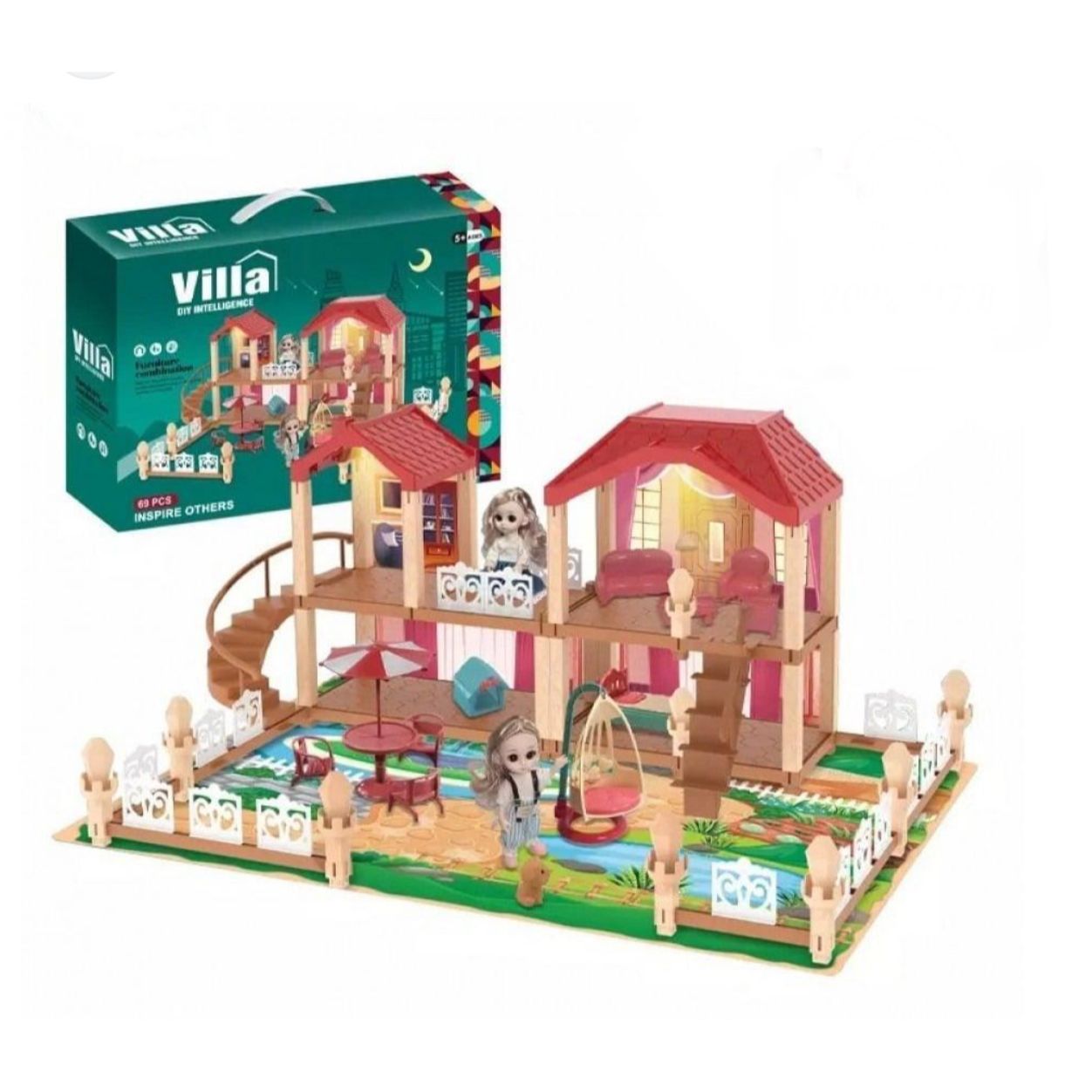 Dollhouse (69 pieces)