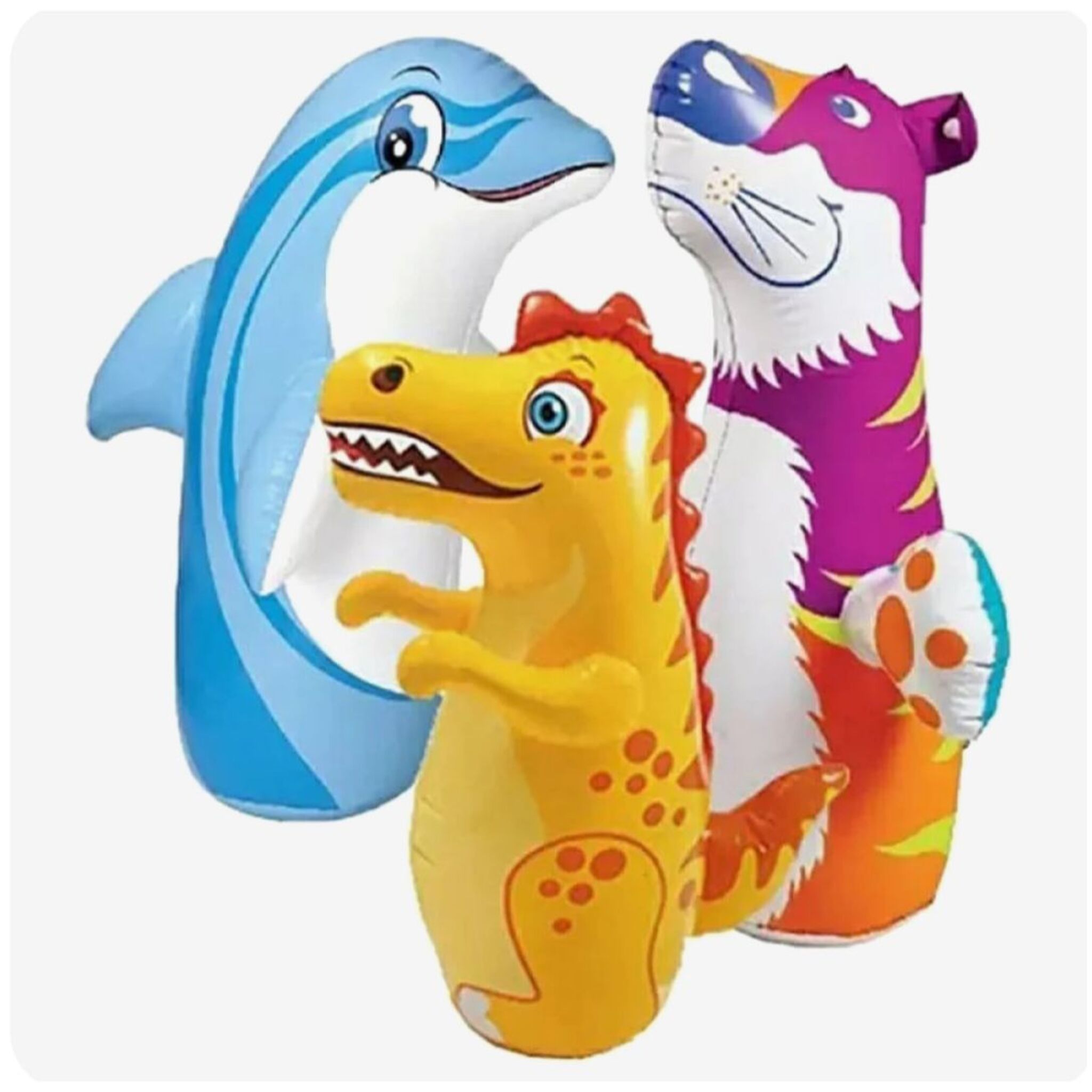  Intex Inflatable Animal Punching Bag (one piece)