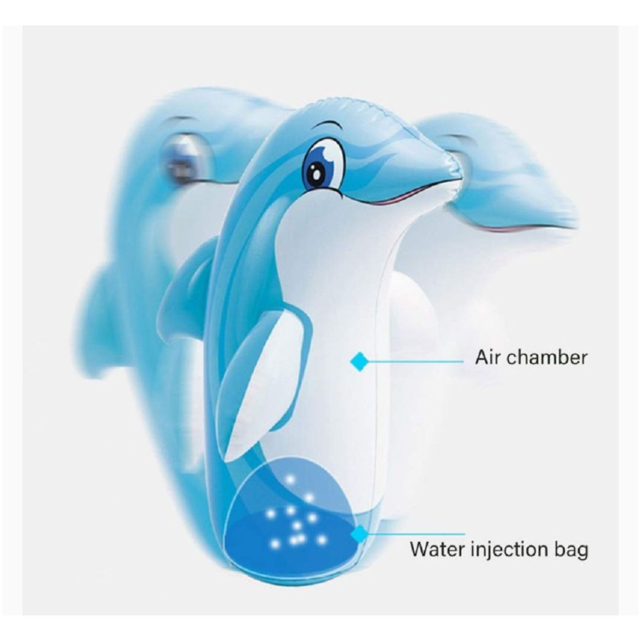  Intex Inflatable Animal Punching Bag (one piece)