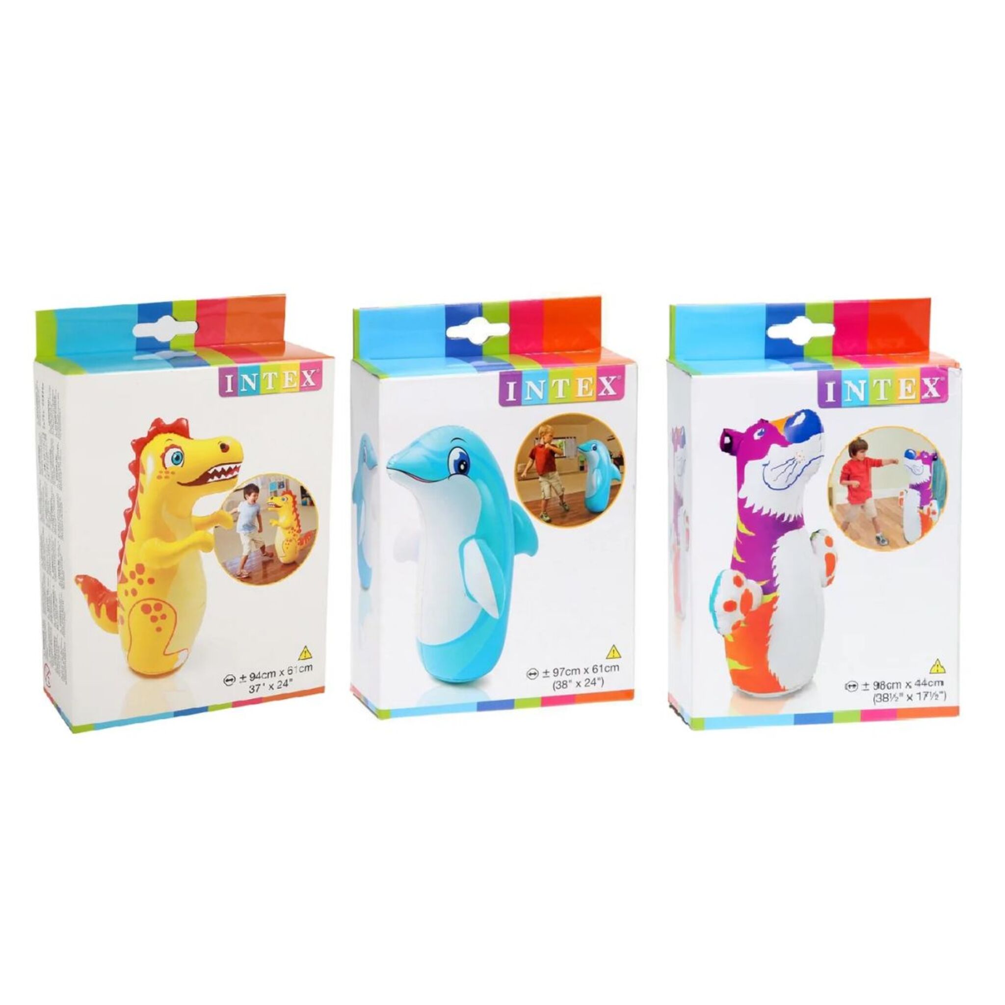  Intex Inflatable Animal Punching Bag (one piece)