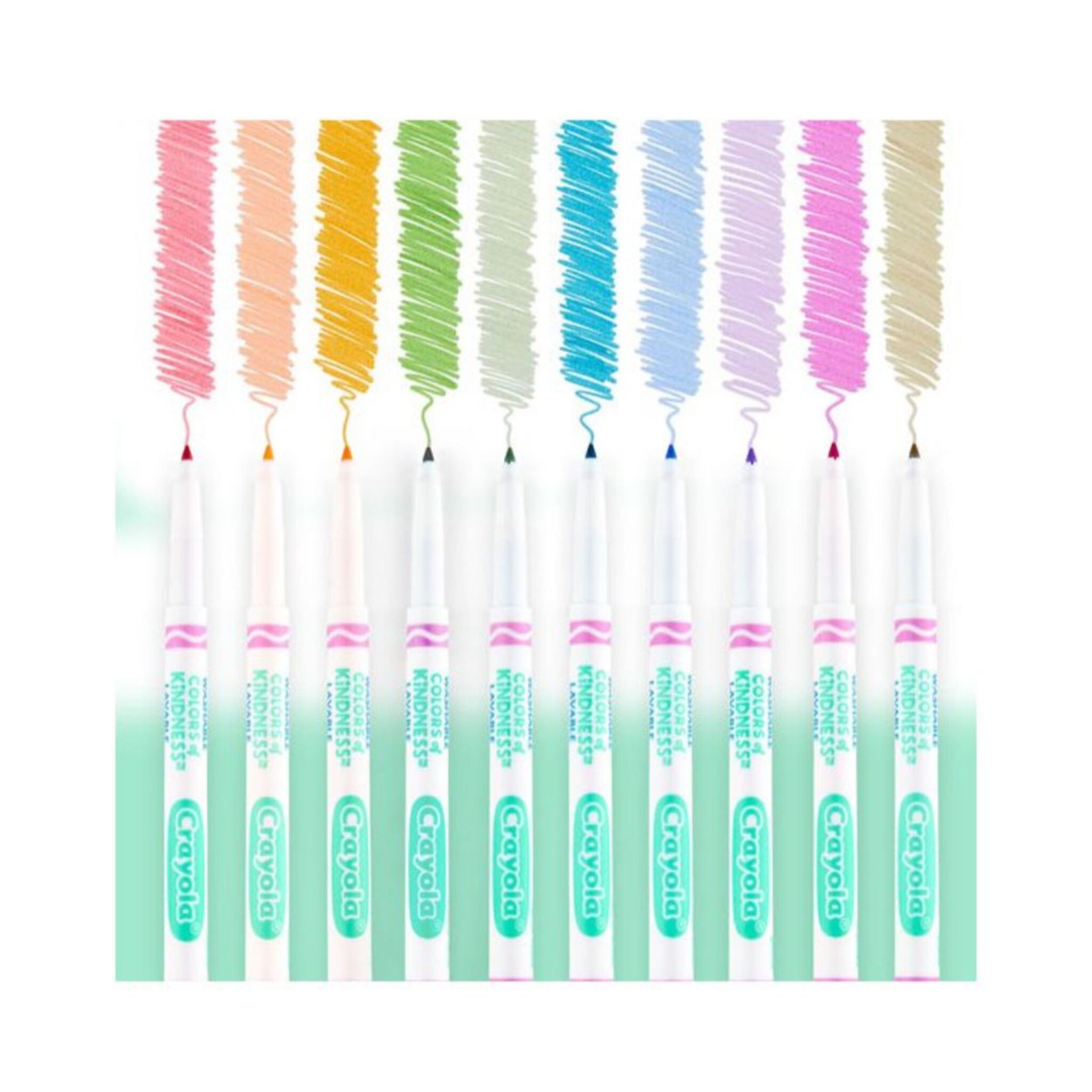 Crayola "Kindness" Washable Fine Line Markers (10 Markers)