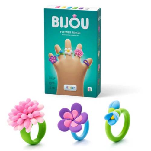 Hey Clay Flower Rings