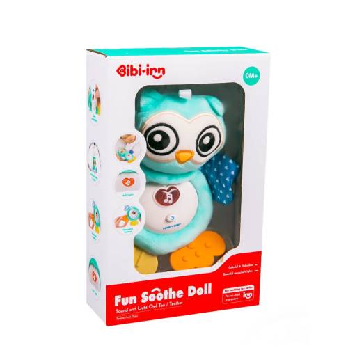 Musical Melodies Owl for Soothing and Sleeping with Light, Sound and Music