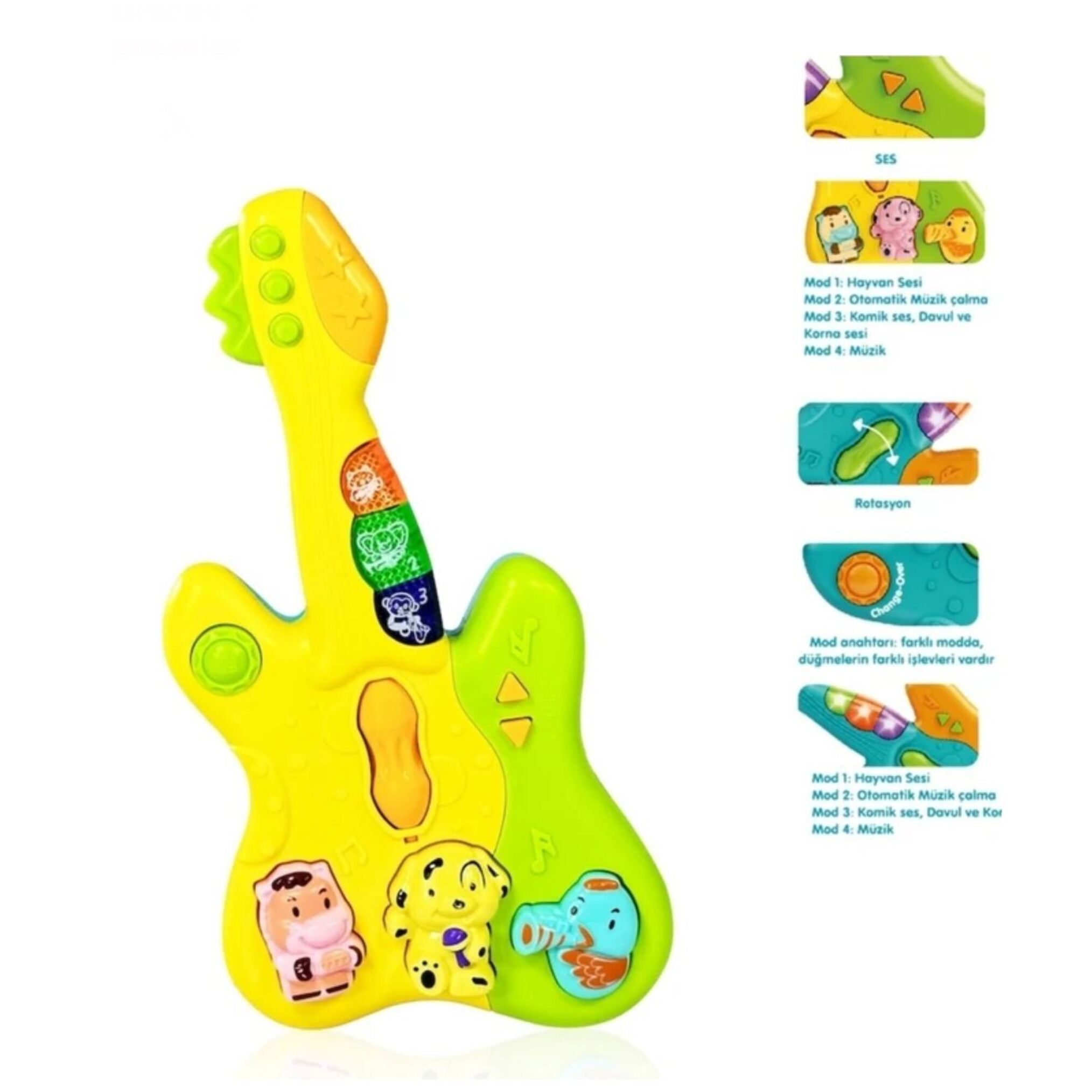 Musical Baby Animal Guitar 