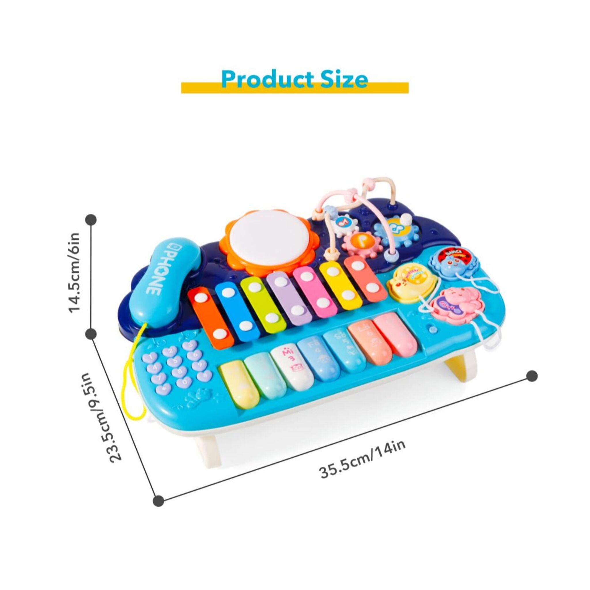 Educational Multifunctional Musical Piano and Phone