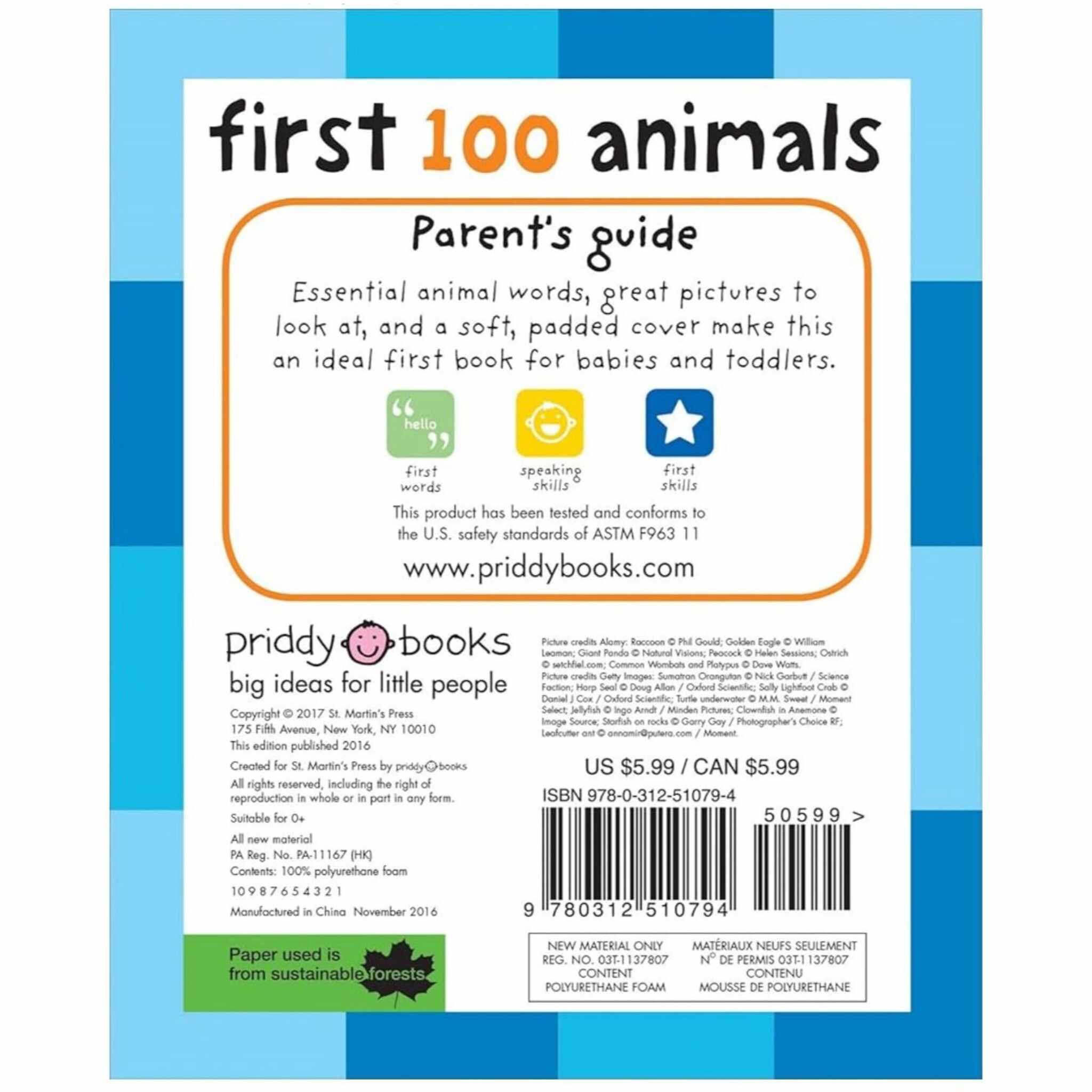 First 100 Animals Book