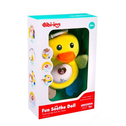 Soft Musical Duck with Sounds and Lights