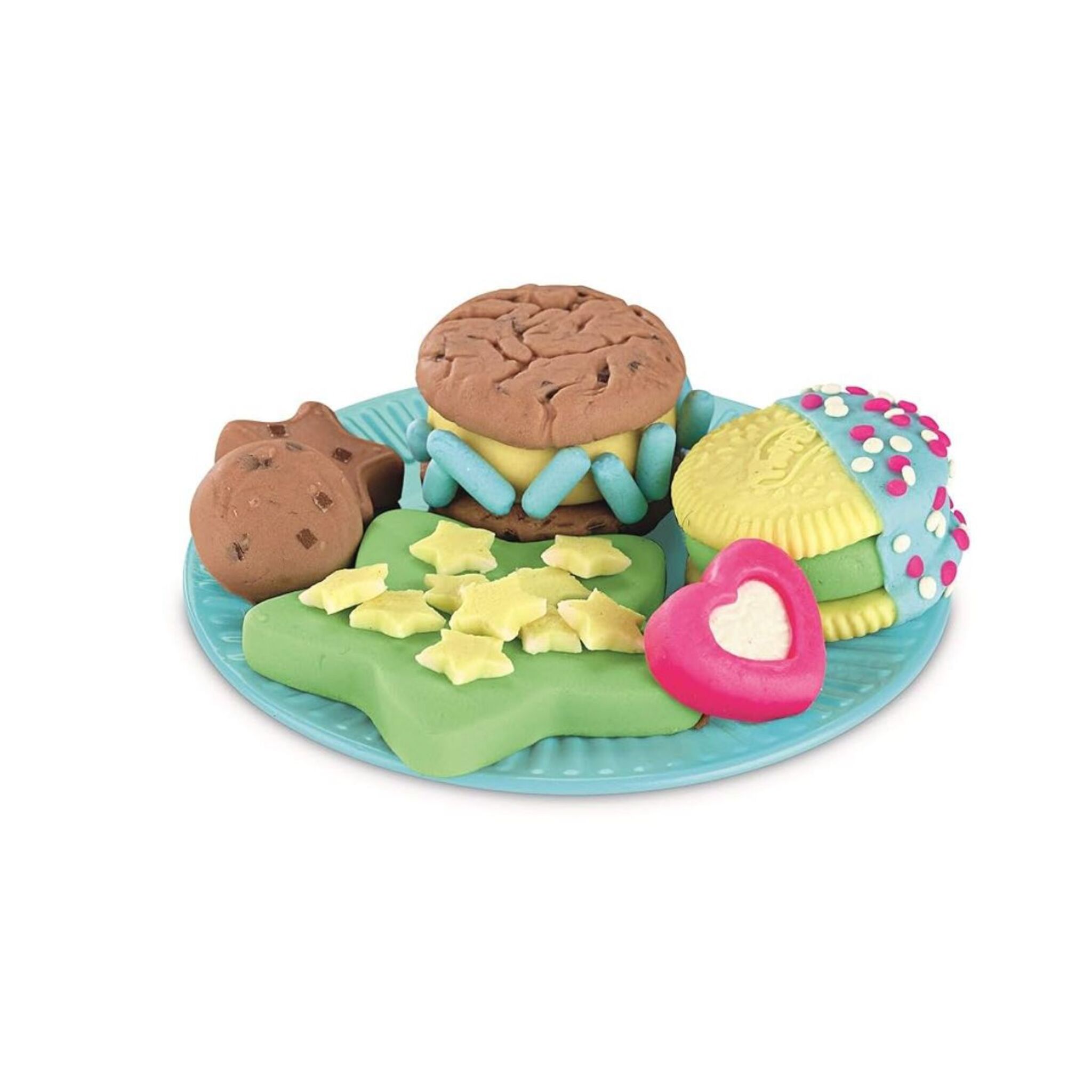Milk, Cookies, and Sweets Play-doh Modeling Clay Set with Tools (24 Pieces)