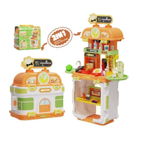 2-in-1 Kitchen Suitcase Playset