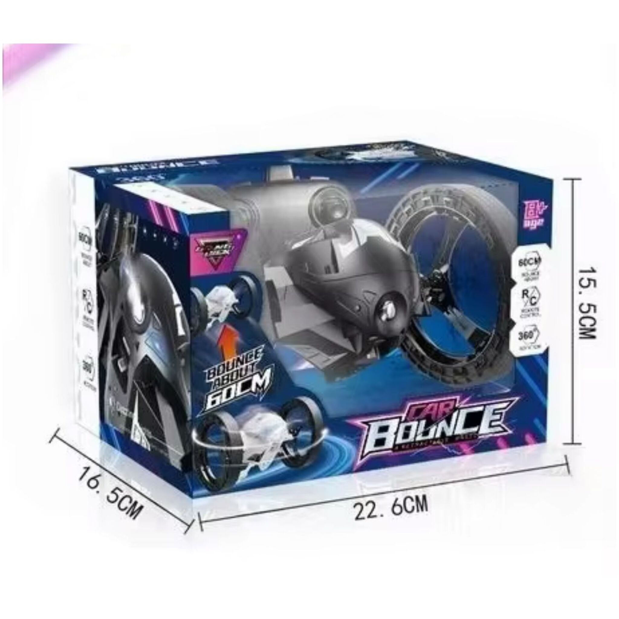 Remote-controlled bouncy car