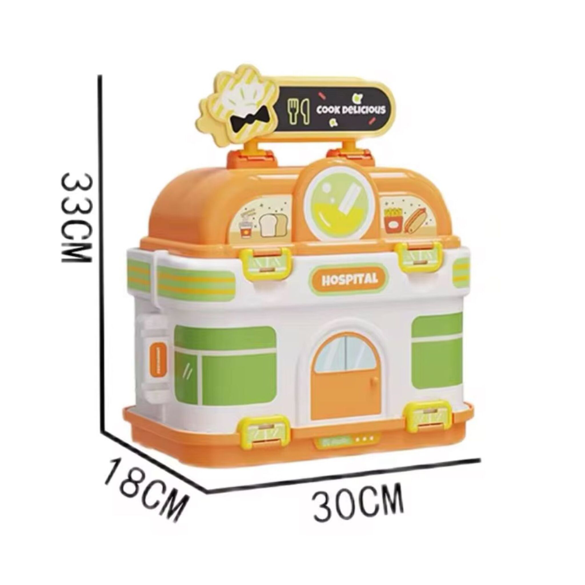 2-in-1 Kitchen Suitcase Playset