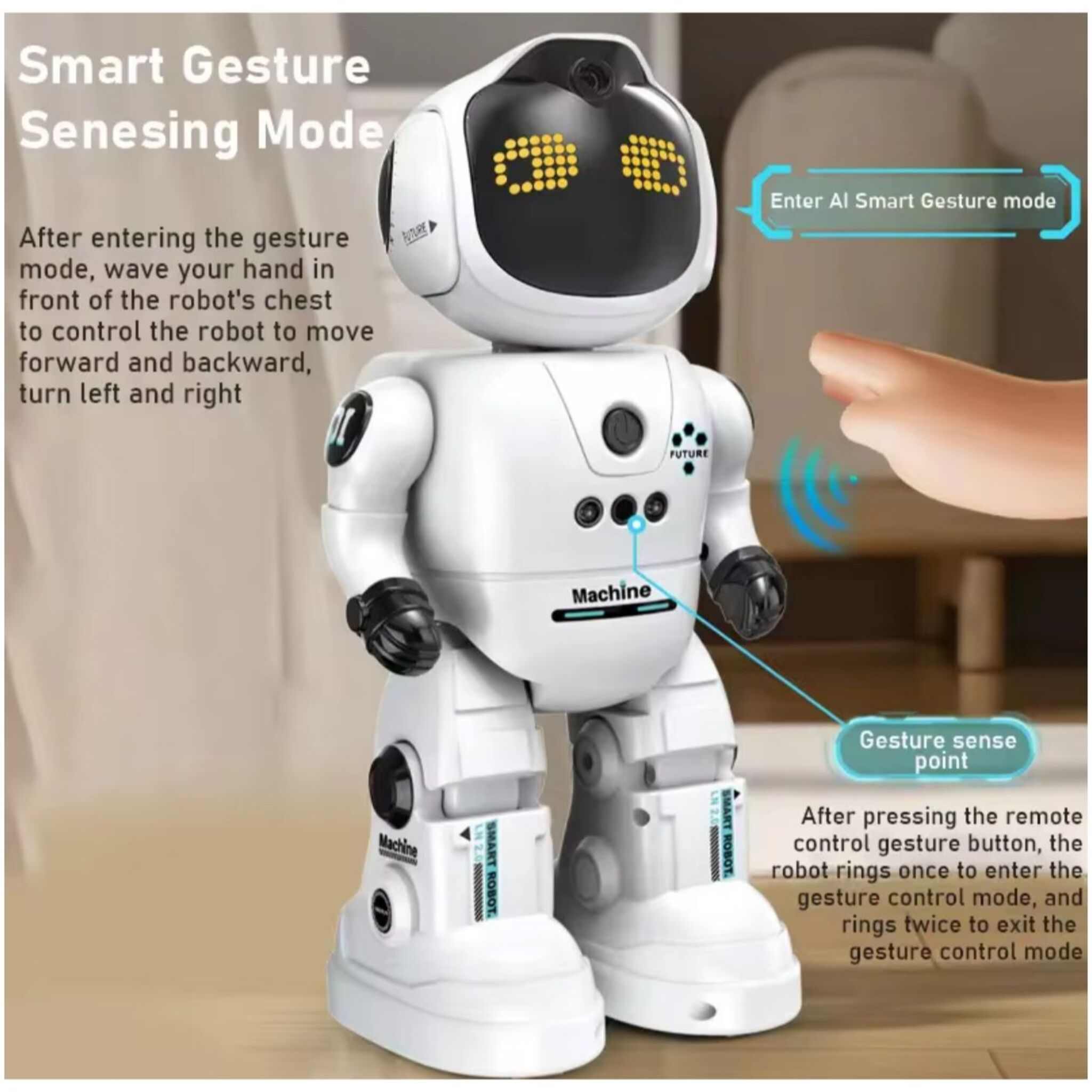 Smart interactive Remote-controlled Robot