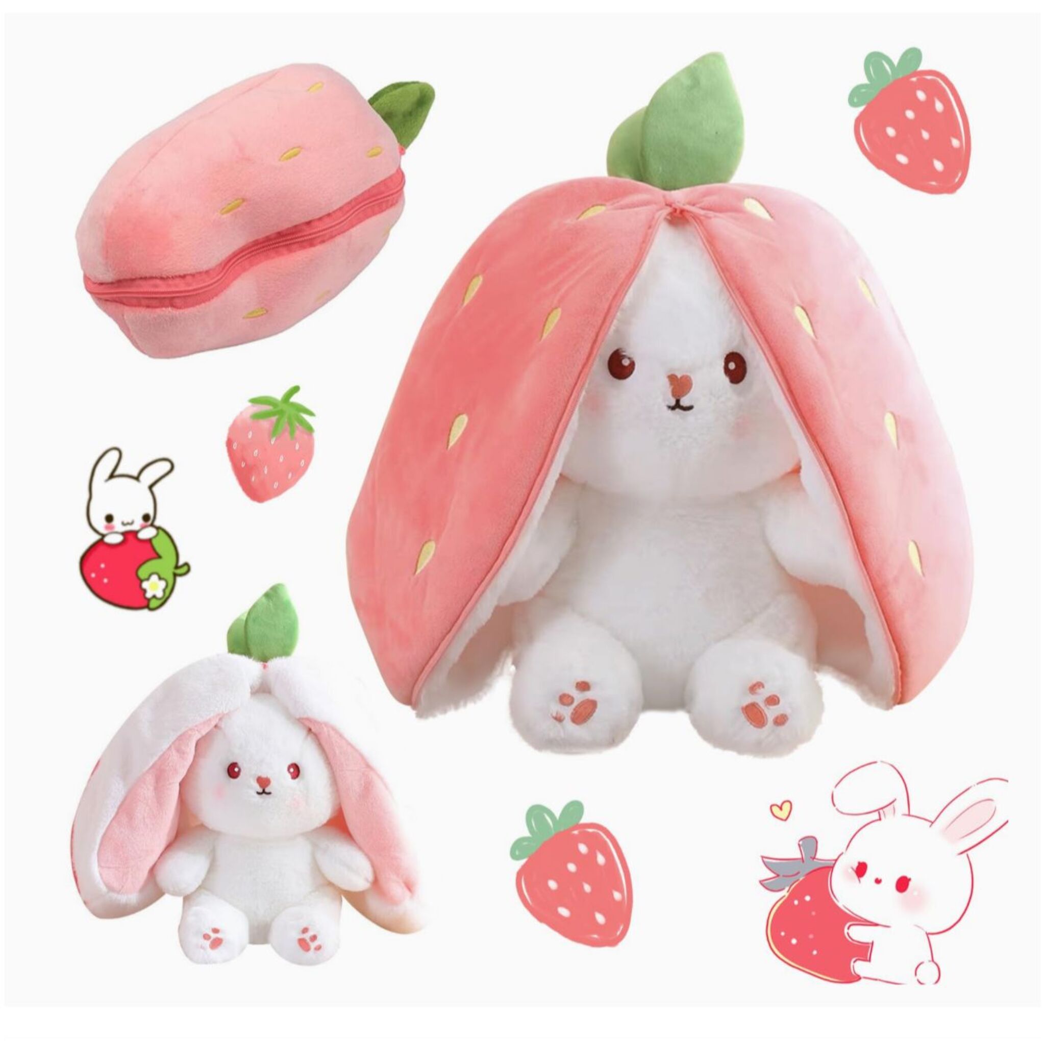 Strawberry Transforming Bunny