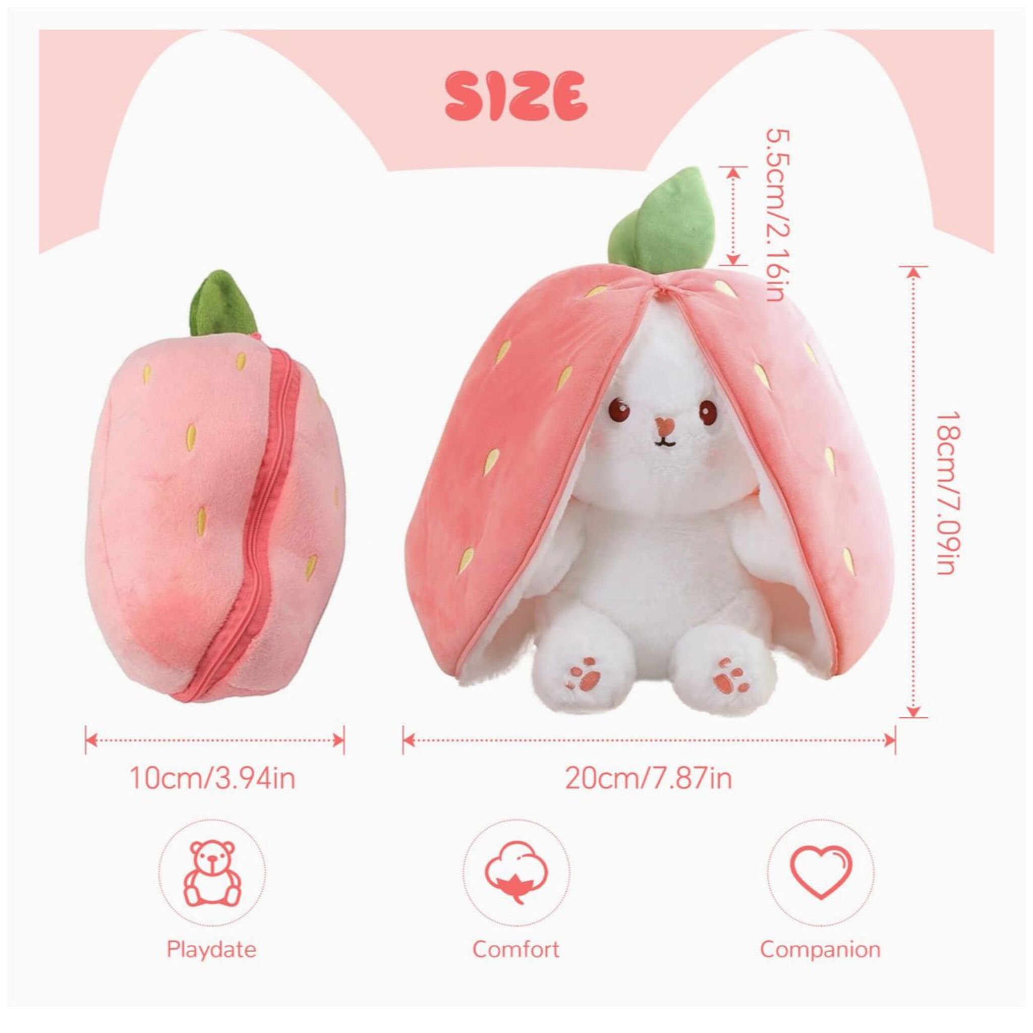 Strawberry Transforming Bunny