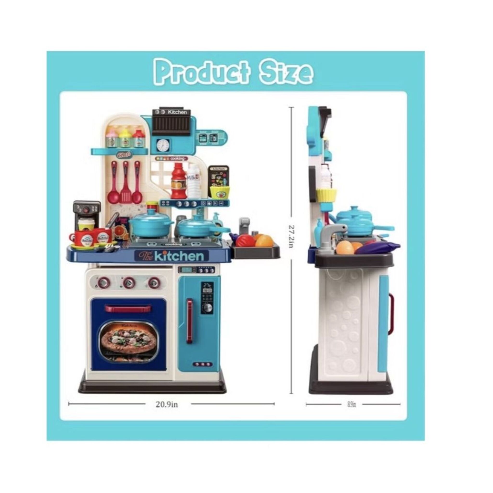 Kitchen toy set (53 pieces)