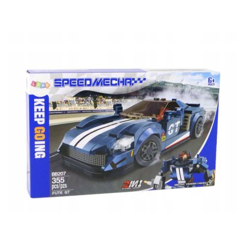 2 in 1 Building Robot and Sports Racing Car (335 pieces)