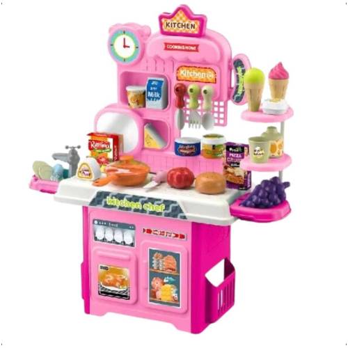 Home Chef Kitchen Playset - pink (53 Pieces)