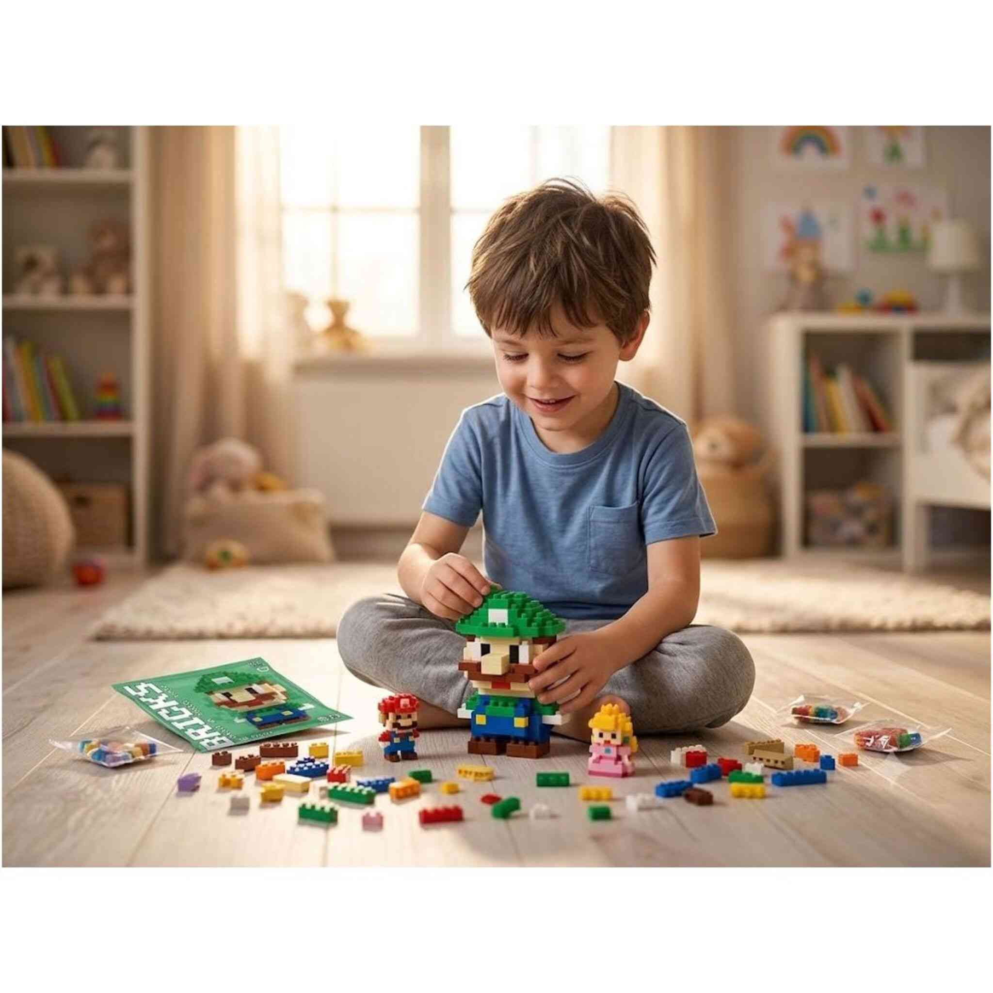 Small Mario Building Block Set
